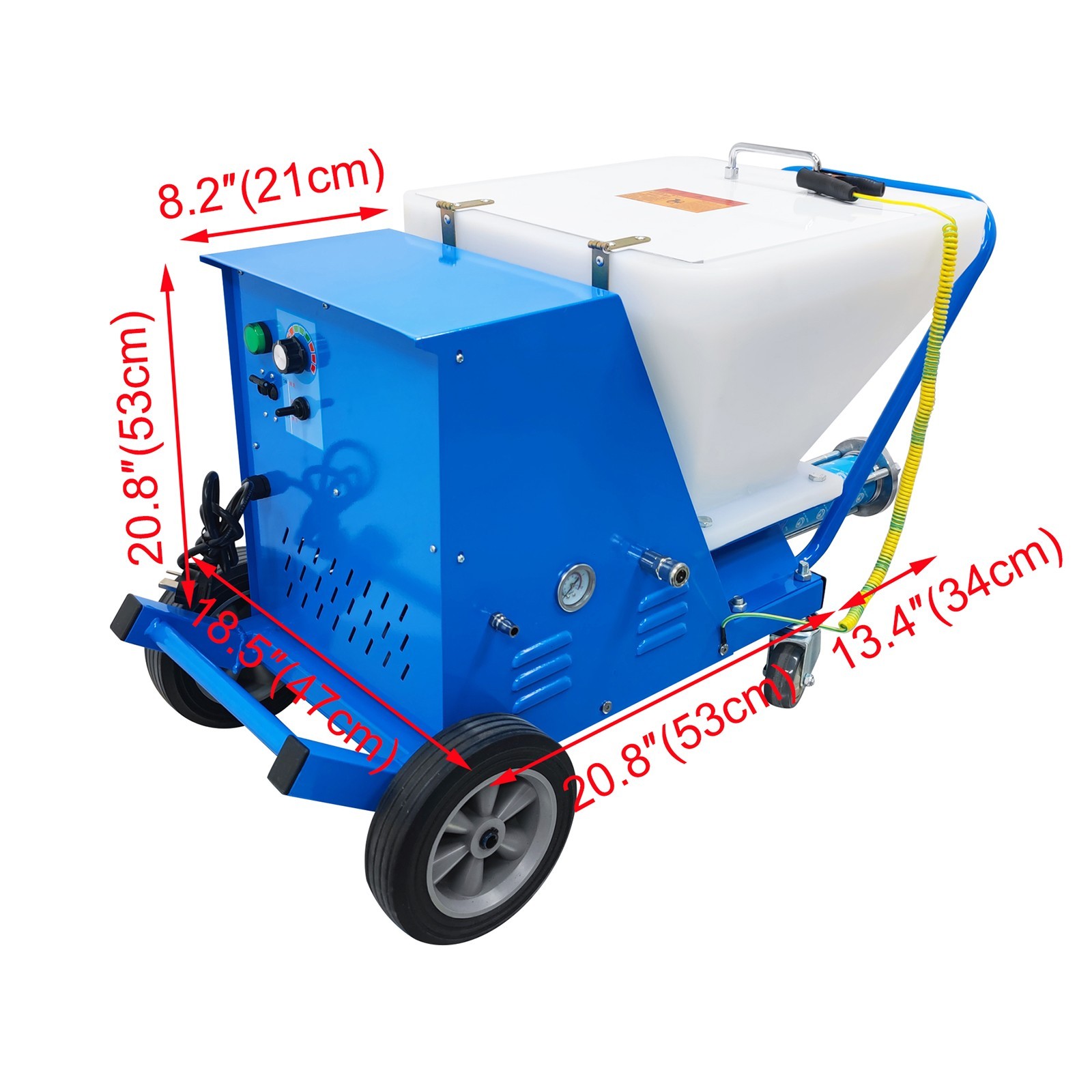Putty Cement Mortar Grouting Spraying Plastering Machine220V Large Flow Spraying
