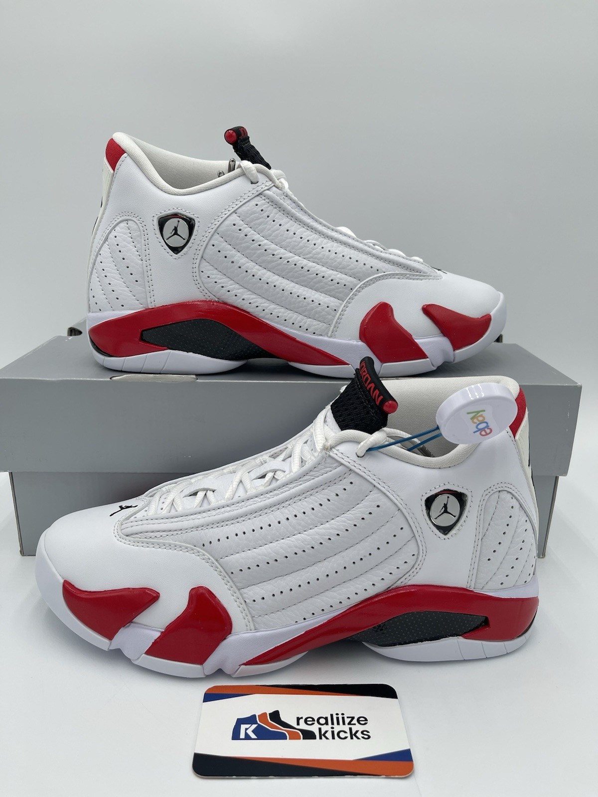 Mens Size 7 - Nike Air Jordan Retro 14 XIV Rip Hamilton Candy Cane 2019 (NEW!)