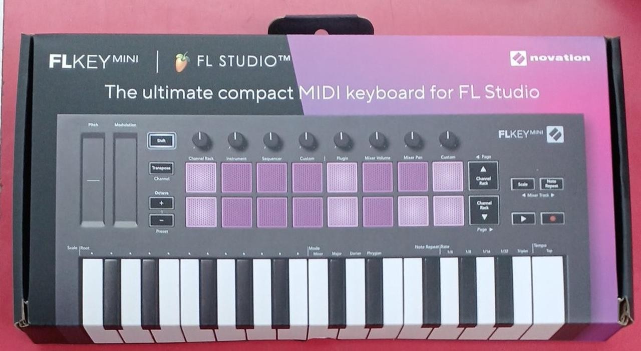 Novation FLKEY MINI 25-Key USB MIDI Keyboard Controller for FL Studio Tested