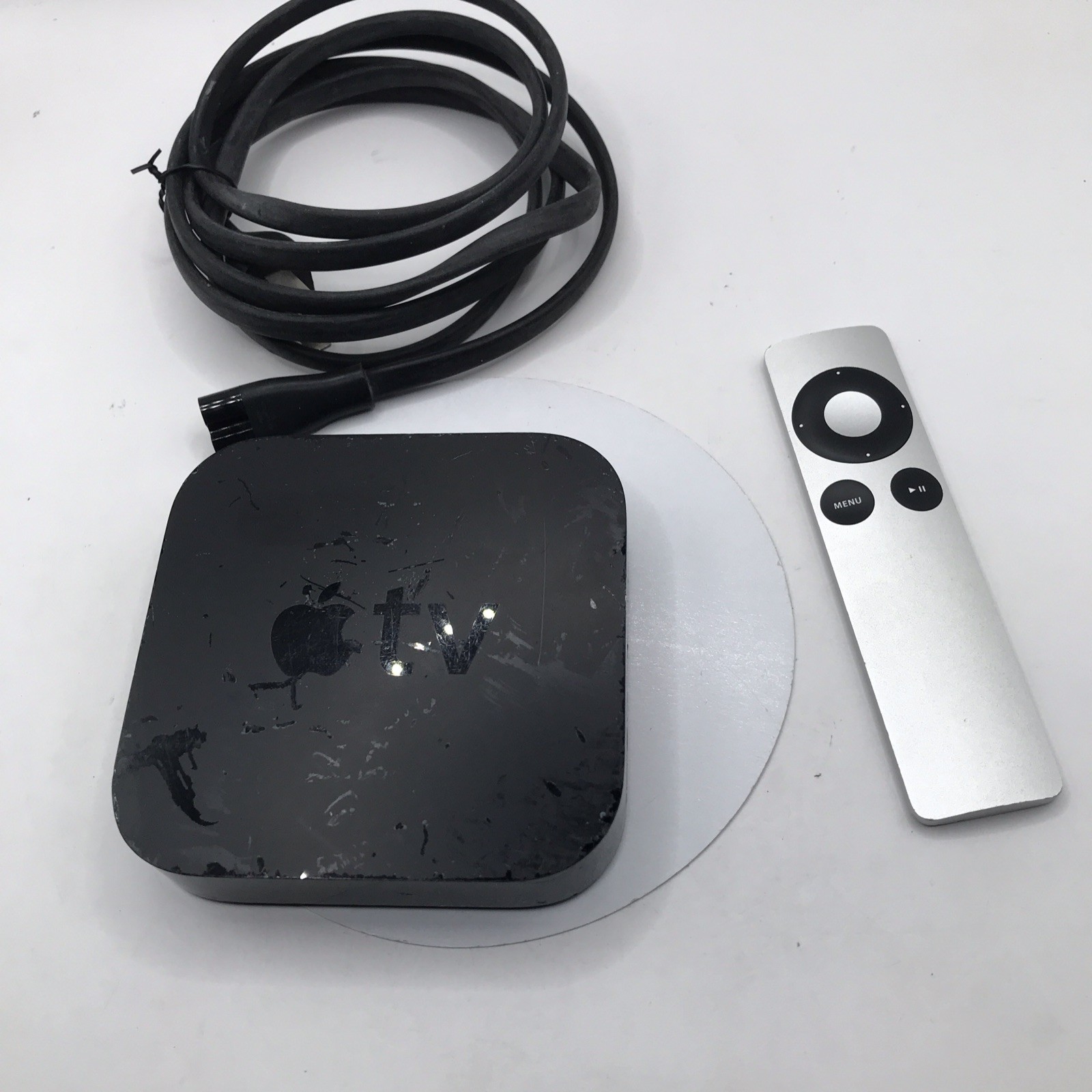 Apple TV Digital HD Media Streamer A1427 Wi-Fi HDMI 1080p Black with Remote