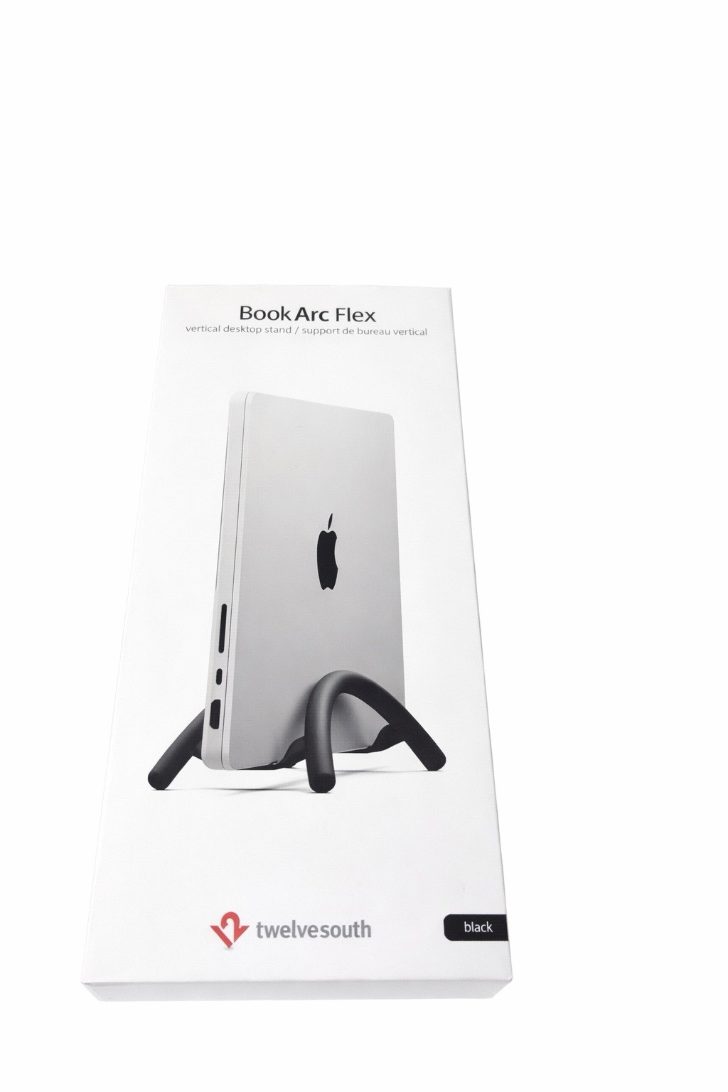 Twelve South BookArc Flex Vertical Desktop Stand for Mac Studio Mac Mini Black