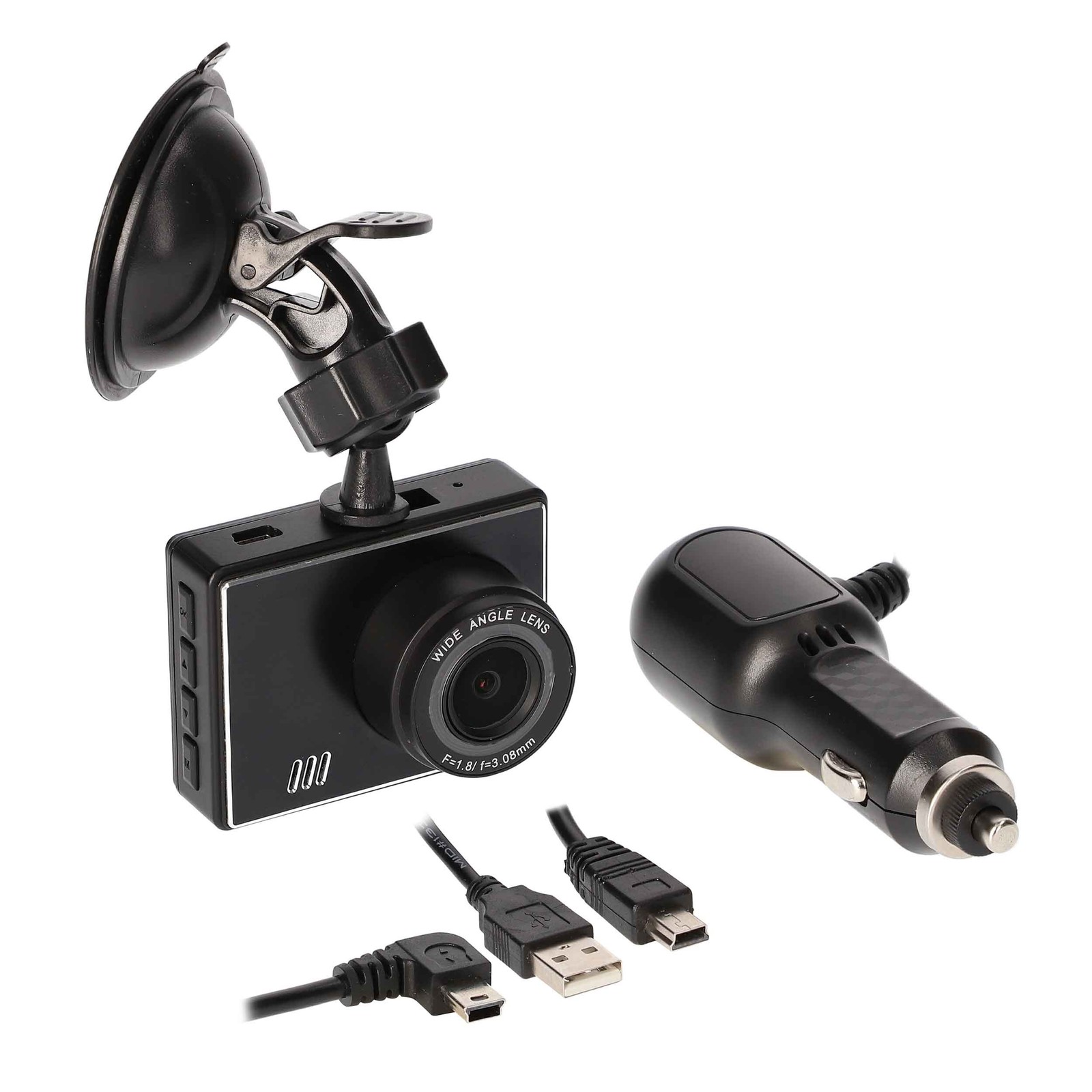 Metra TE-DVR1080 1080P 30 fps Dash Camera 2" LCD Screen 150° Wide Angle G-senso