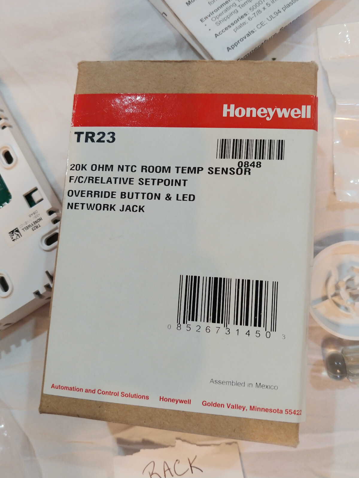 Temperature Sensor TR23 20k Type 2 Honeywell New