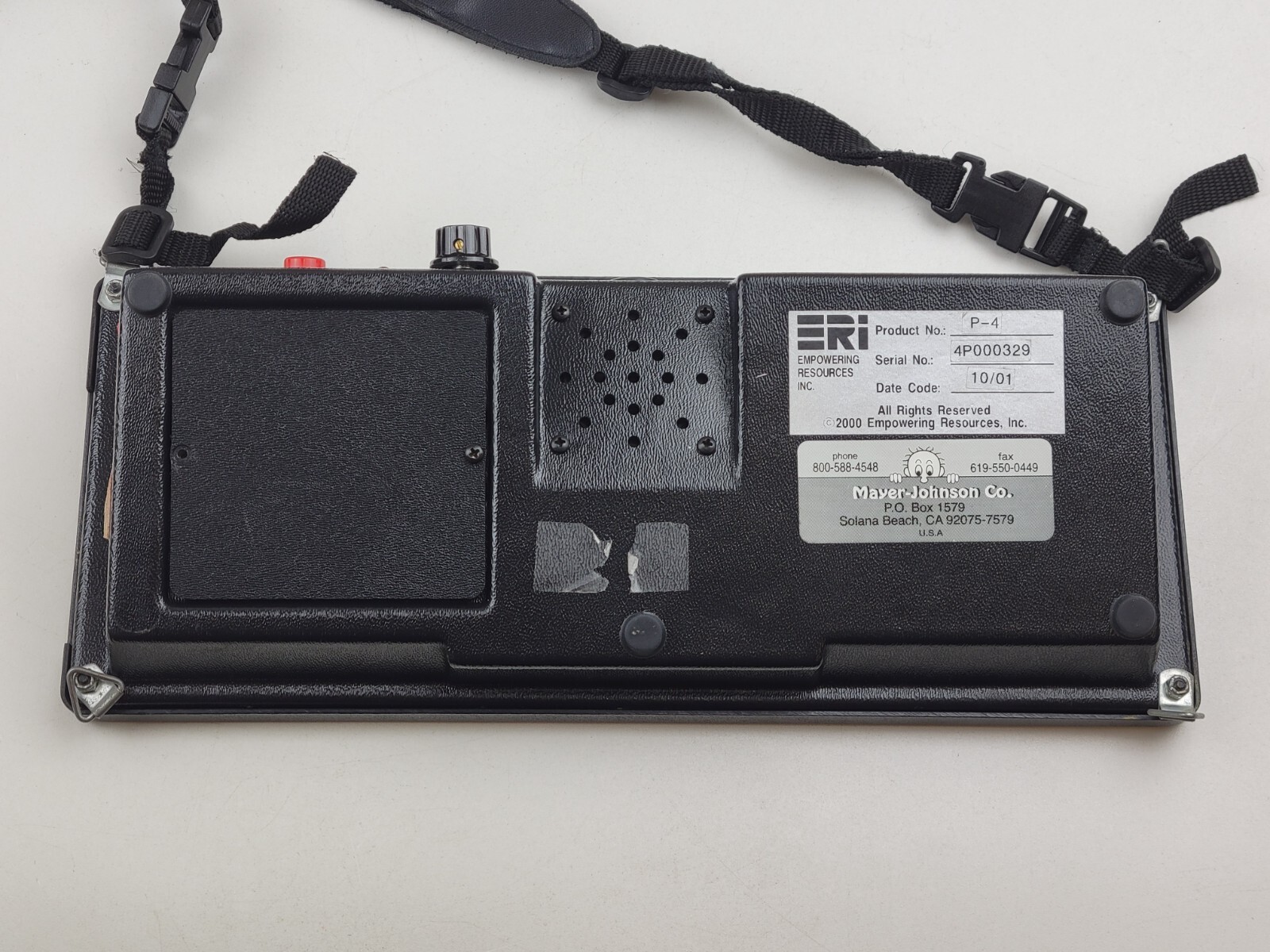 Empowering Resources Inc. ERI Model P-4 Communication Speech Device - *READ*