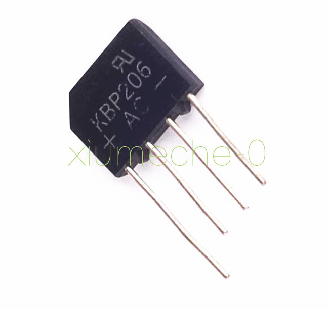 10PCS KBP206 Single Phase 2.0 AMPS Glass Passivated Bridge Rectifiers M