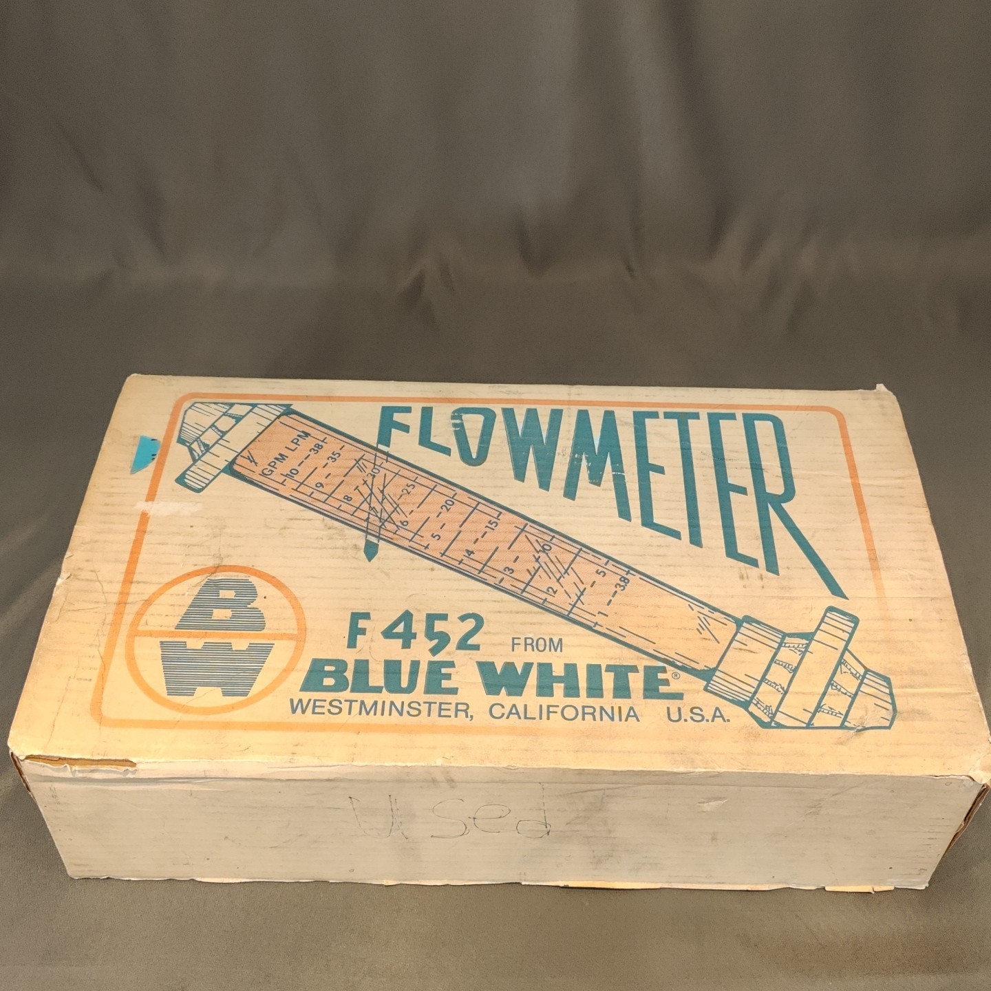 Blue-White Acrylic Flow Meter F-452N 25-175 GPM / 100-675 LPM 2" "F-457125LHN"