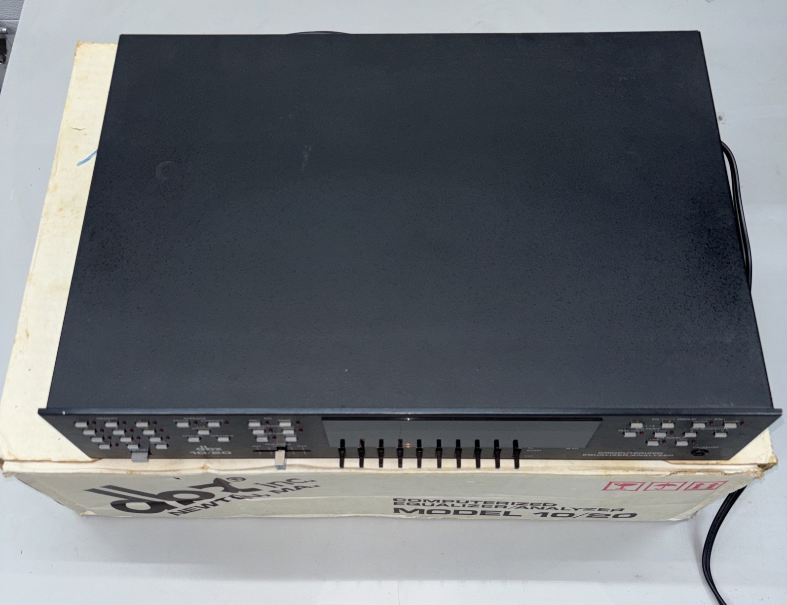 DBX 10/20 Computerized Equalizer Analyzer W/ Box - Studio Use - Works Great