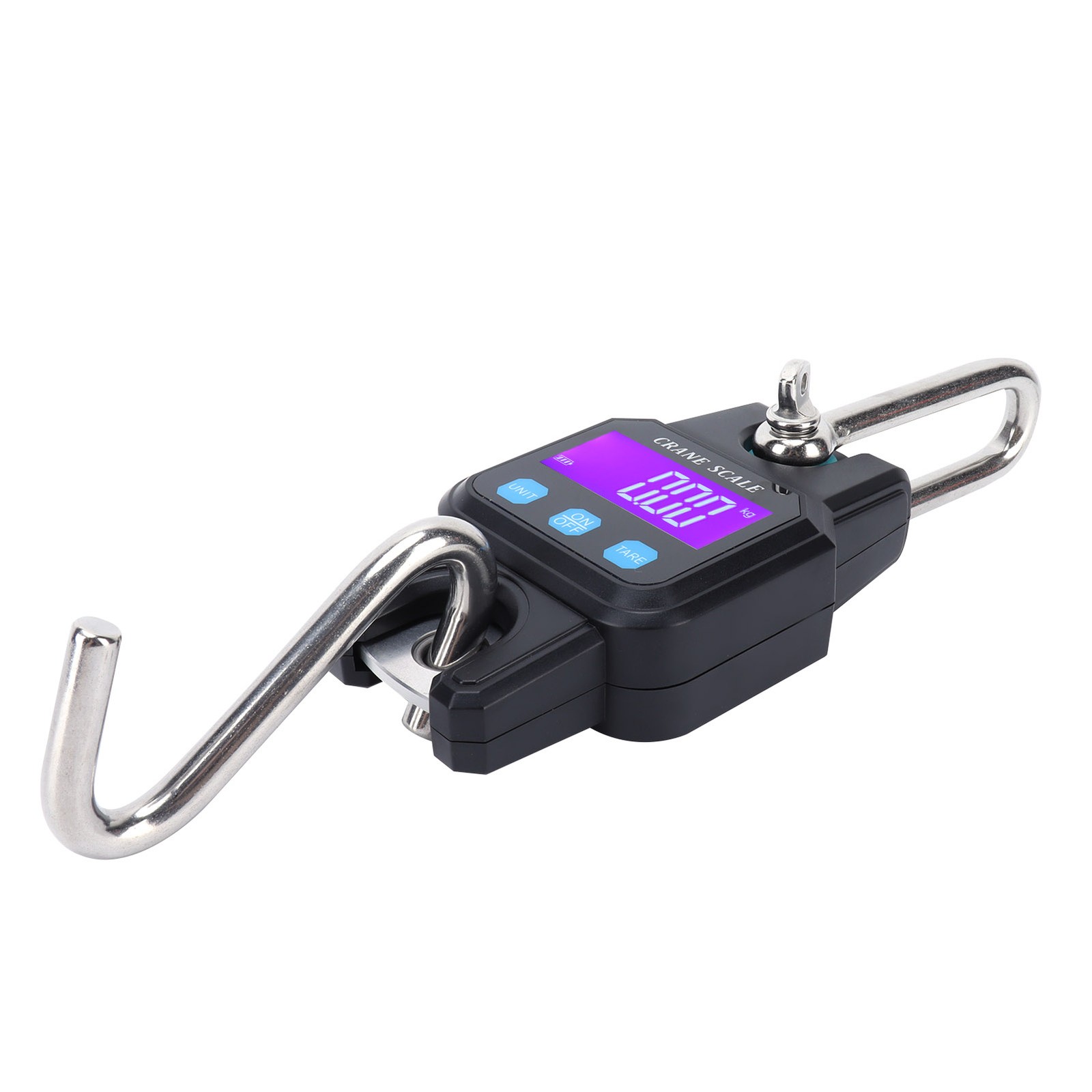 (Black)WH-C06 Rechargeable Digital Hanging Scale Mini Crane Scale Electronic US