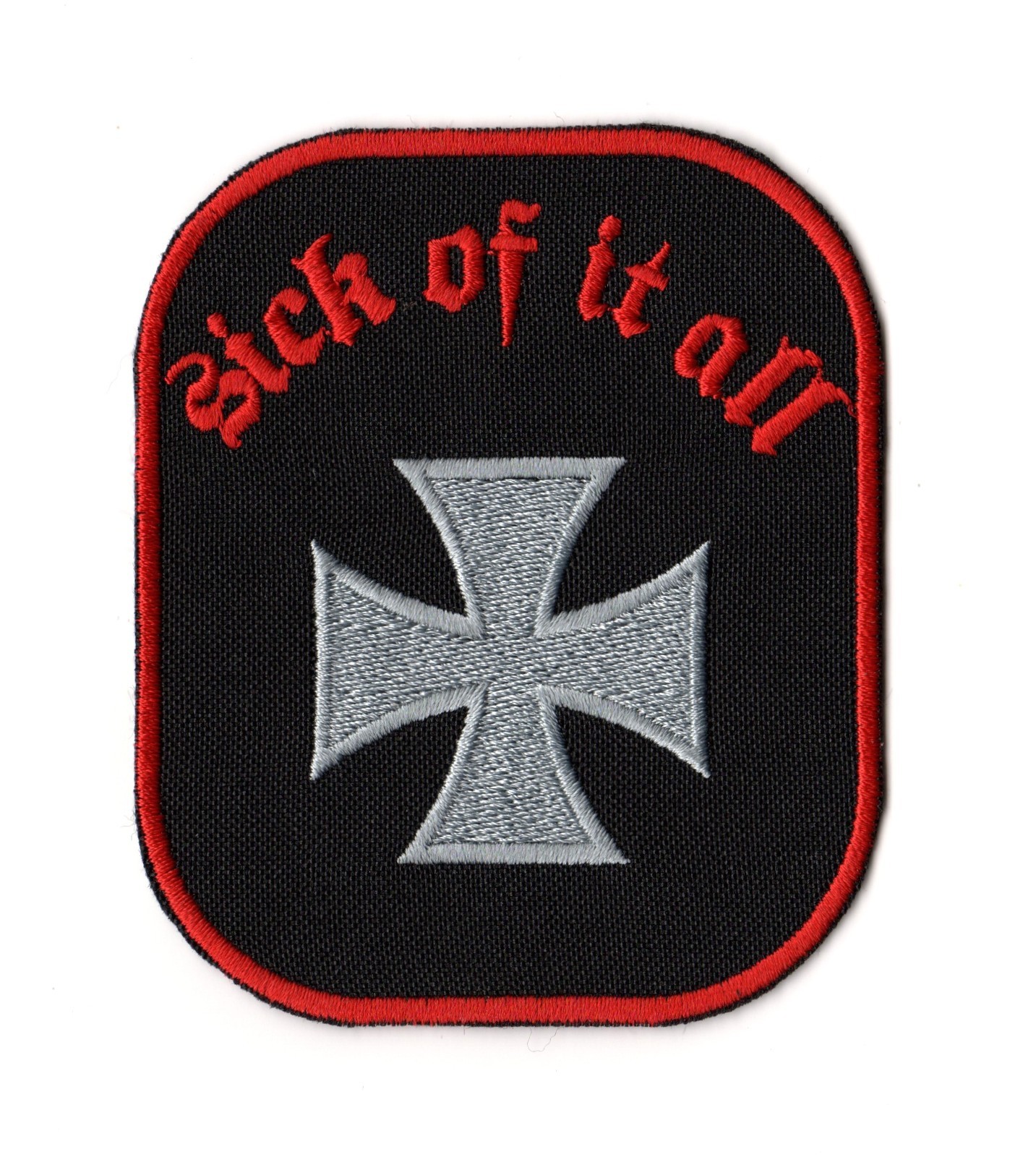 Sick of It All Patch Iron Cross Hardcore Punk Beatdown Hardcore Band Logo