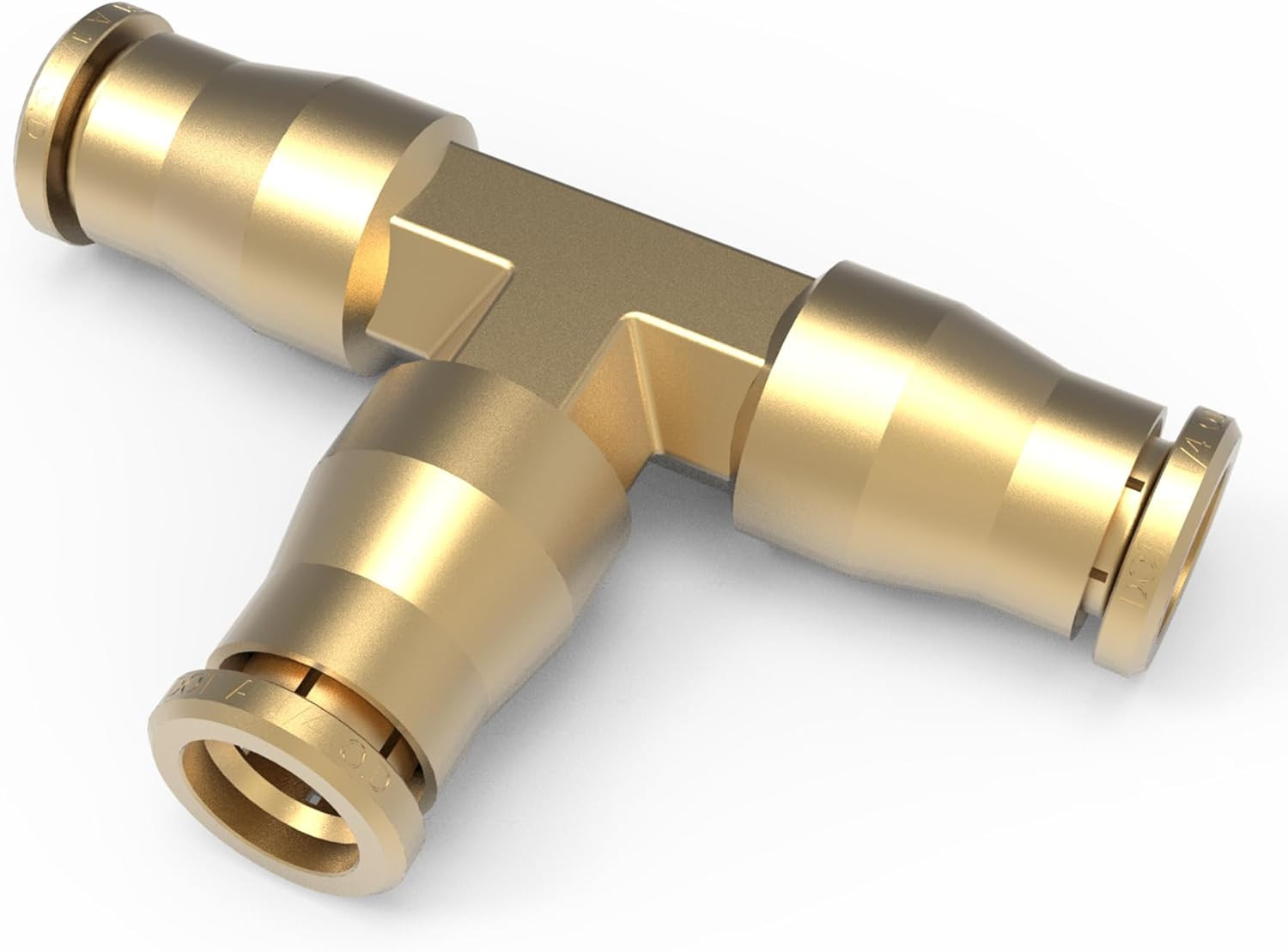 21838 Air Line Fittings Union Tee 1/4" T-Fitting Pneumatic Air Suspension Fittin