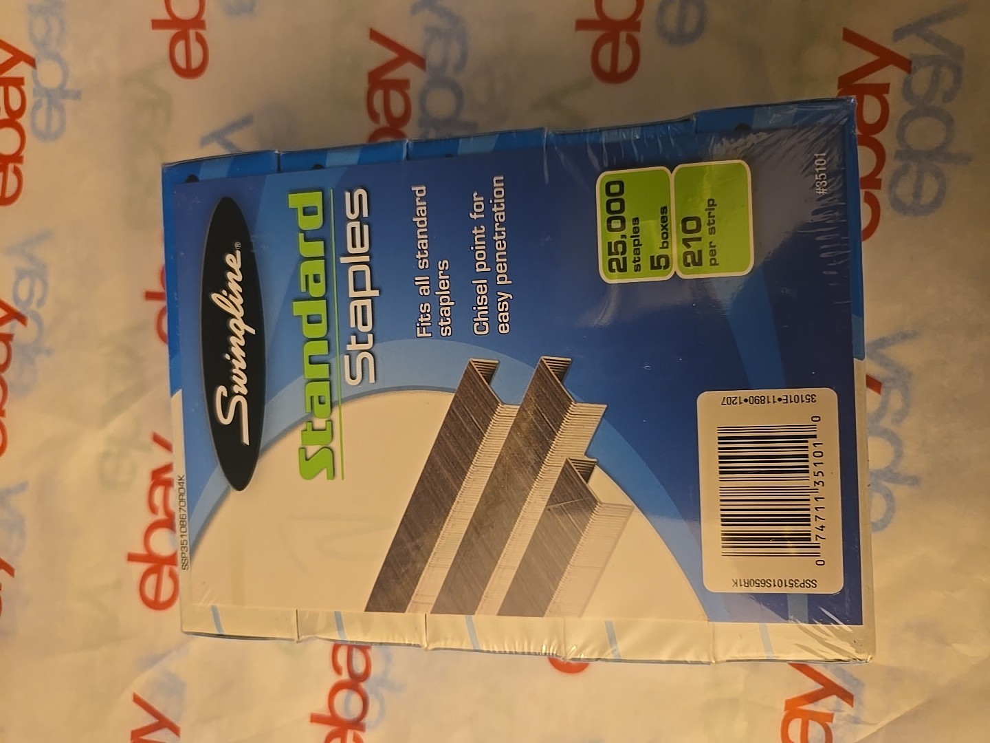 Swingline  Standard Staples 5 Pack Bundle 25,000 Staples