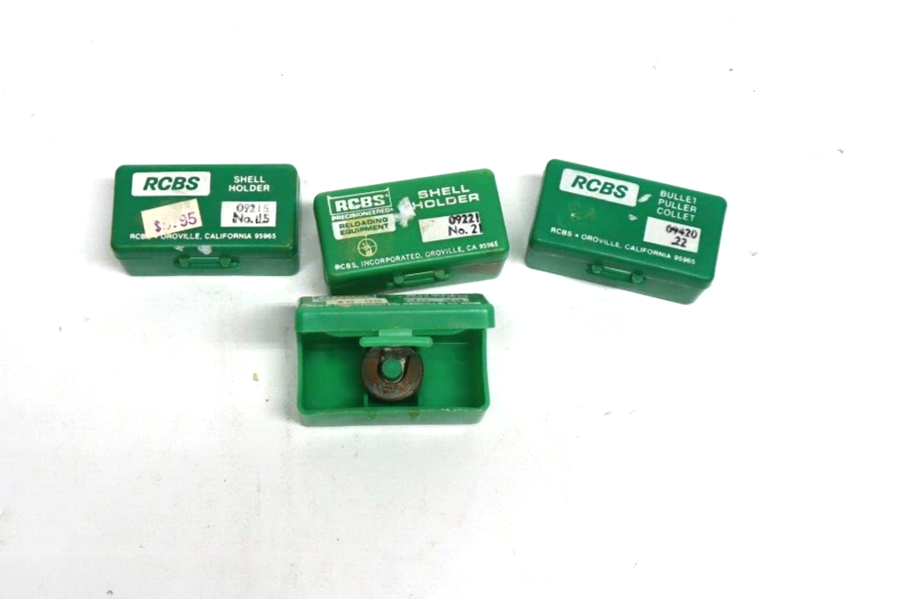 Lot 4 RCBS Shell Holders (15 ), (21 ), (22), (23) All used