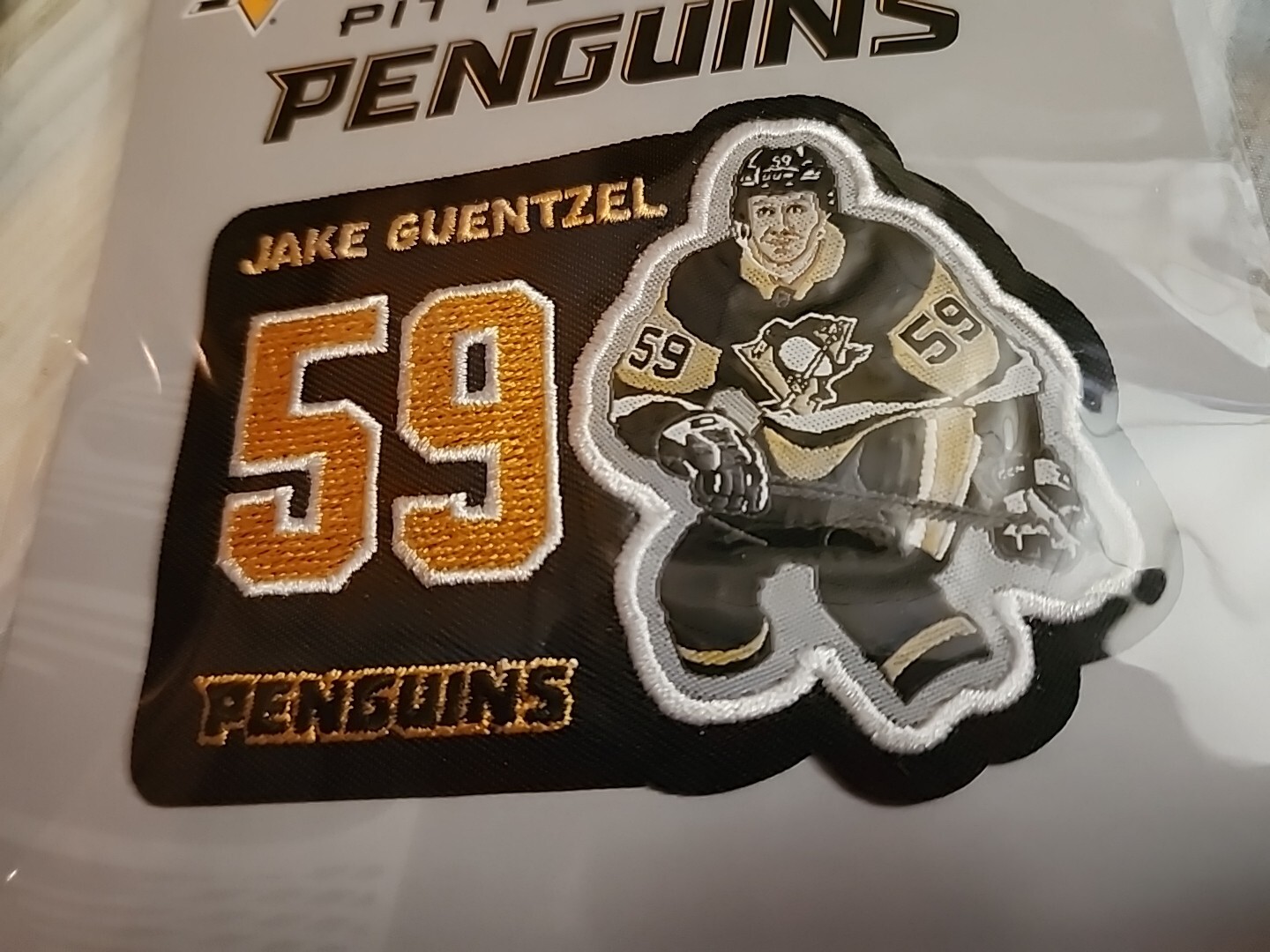 JAKE GUENTZEL #59 PITTSBURGH PENGUINS PLAYER PATCH New