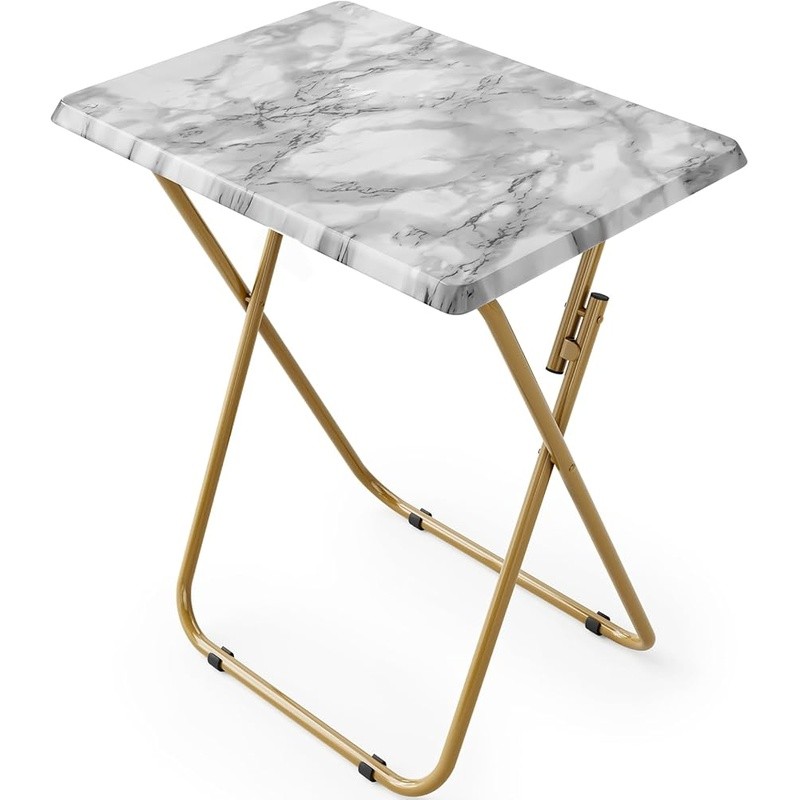 Multifunctional TV Tray Table Folding Snack End Table Space Saving Easy Clean US