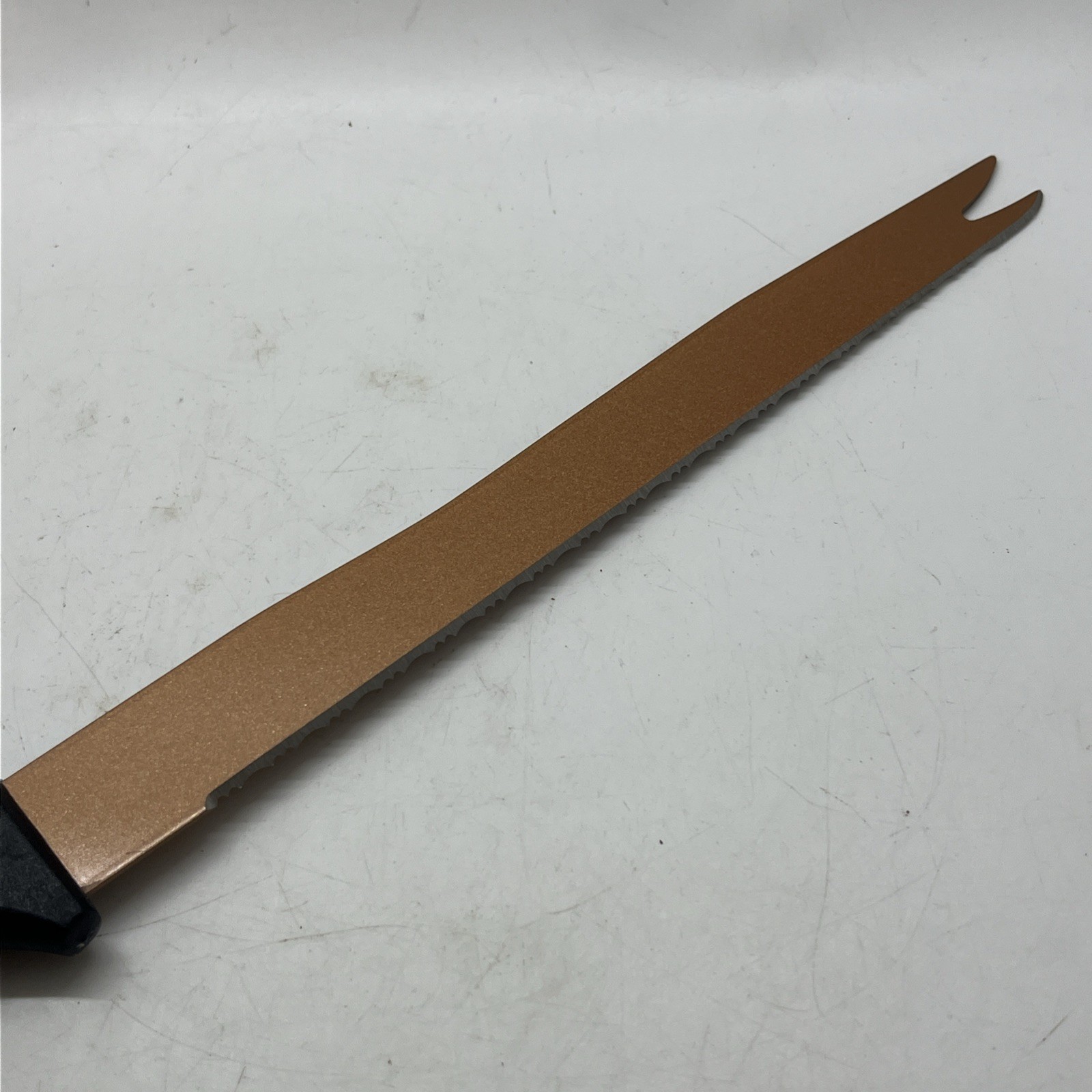 FOREVER-SHARP PROFESSIONAL GRADE COPPER CHEF STAINLESS "13" BREAD KNIFE