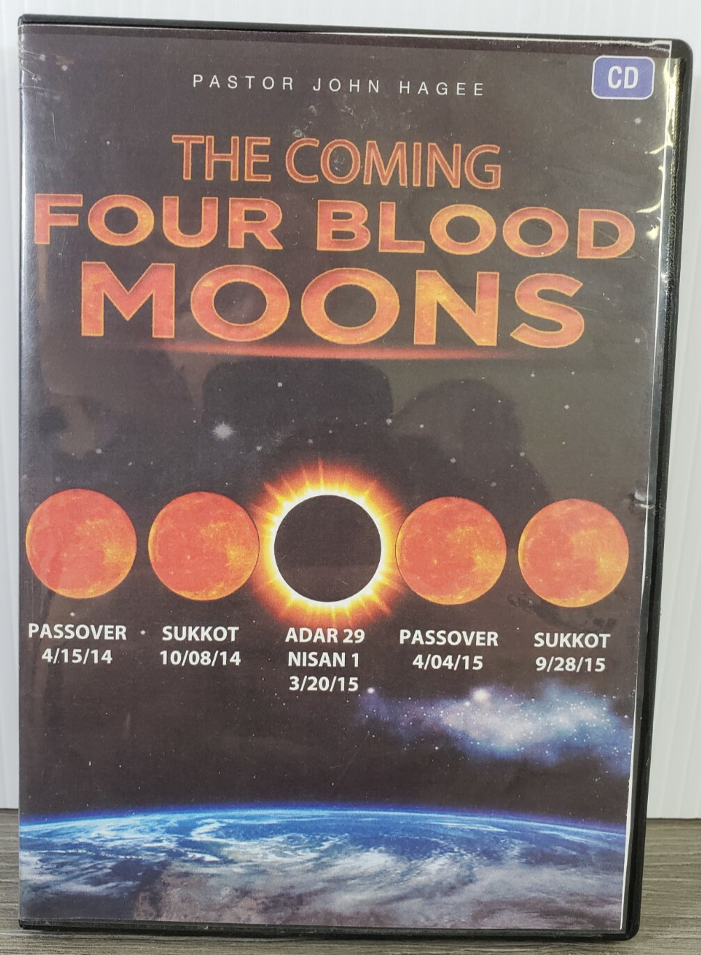 THE COMING FOUR BLOOD MOONS PASTOR JOHN HAGEE 3 AUDIO CD SET