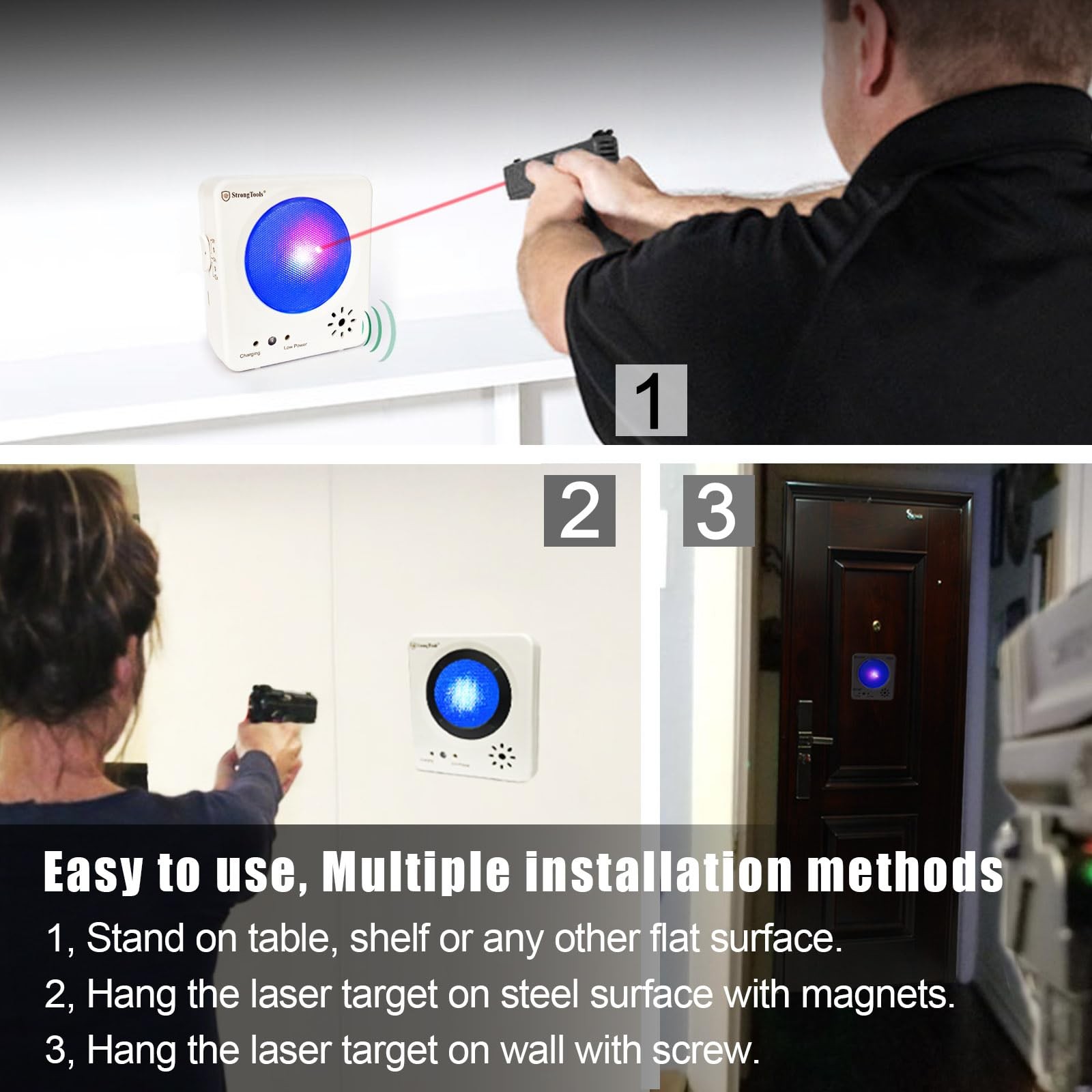 Strongtools Dry Fire Laser Target Portable Trainer Target Dry Fire Training