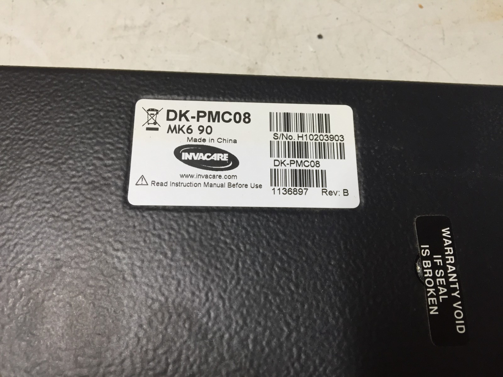 Invacare Torque 3G Wheelchair Control Module DK-PMC08 (TESTED)