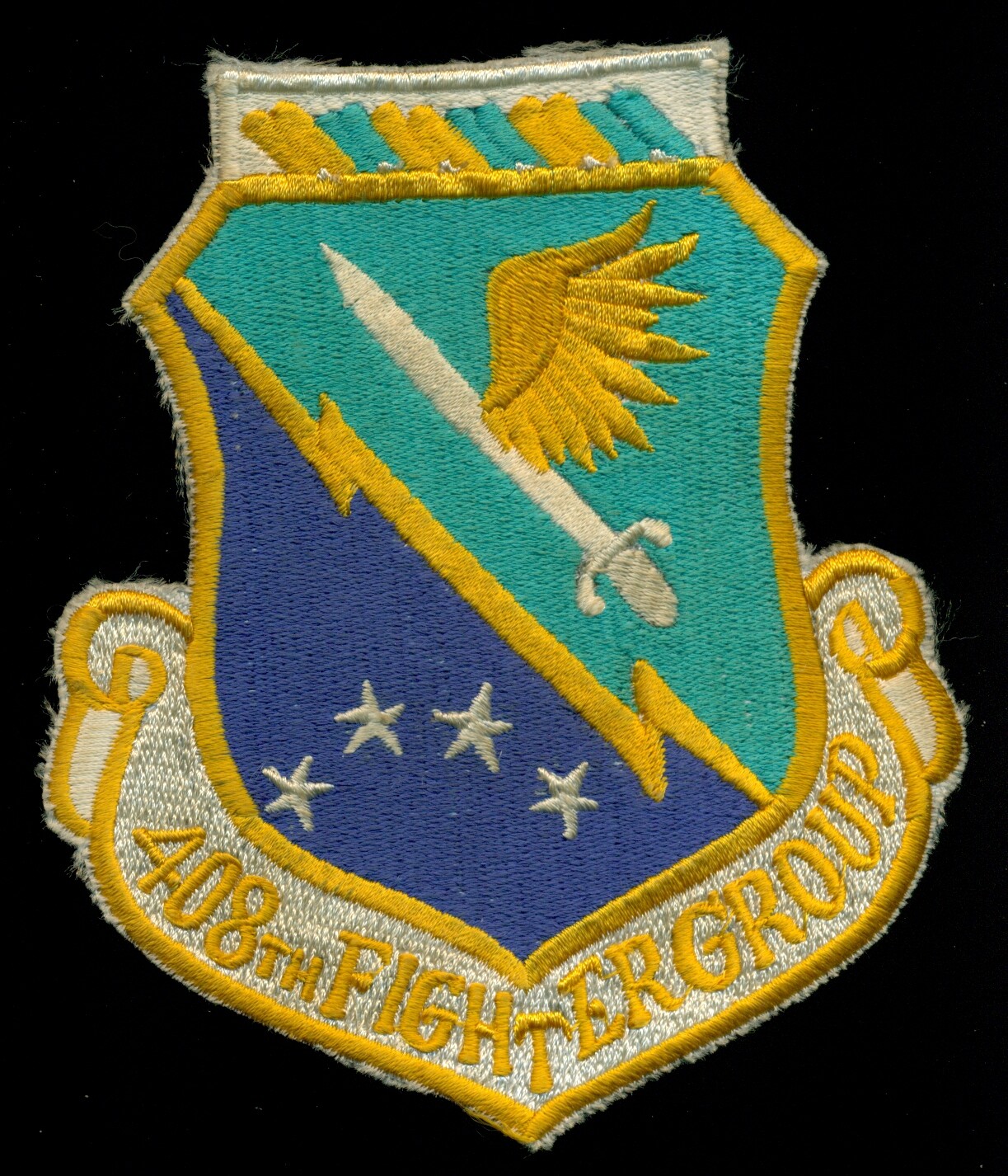 USAF 408th Fighter Group Air Defense Patch N-15