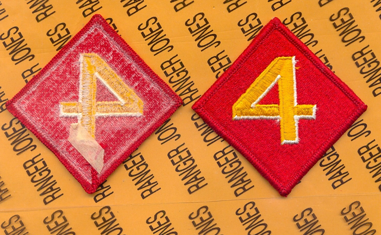 USMC MARINE CORPS 4th Marine Division MAR DIV patch