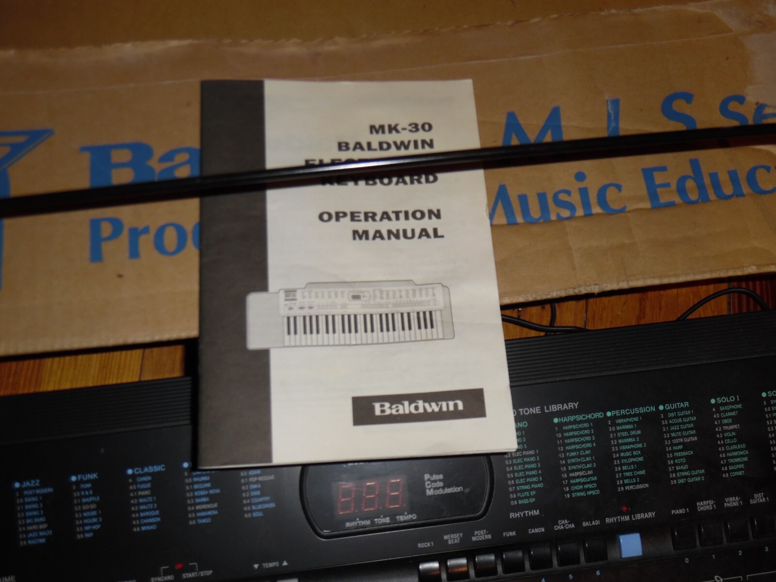 Vintage 49-Key Baldwin MK-30 Keyboard