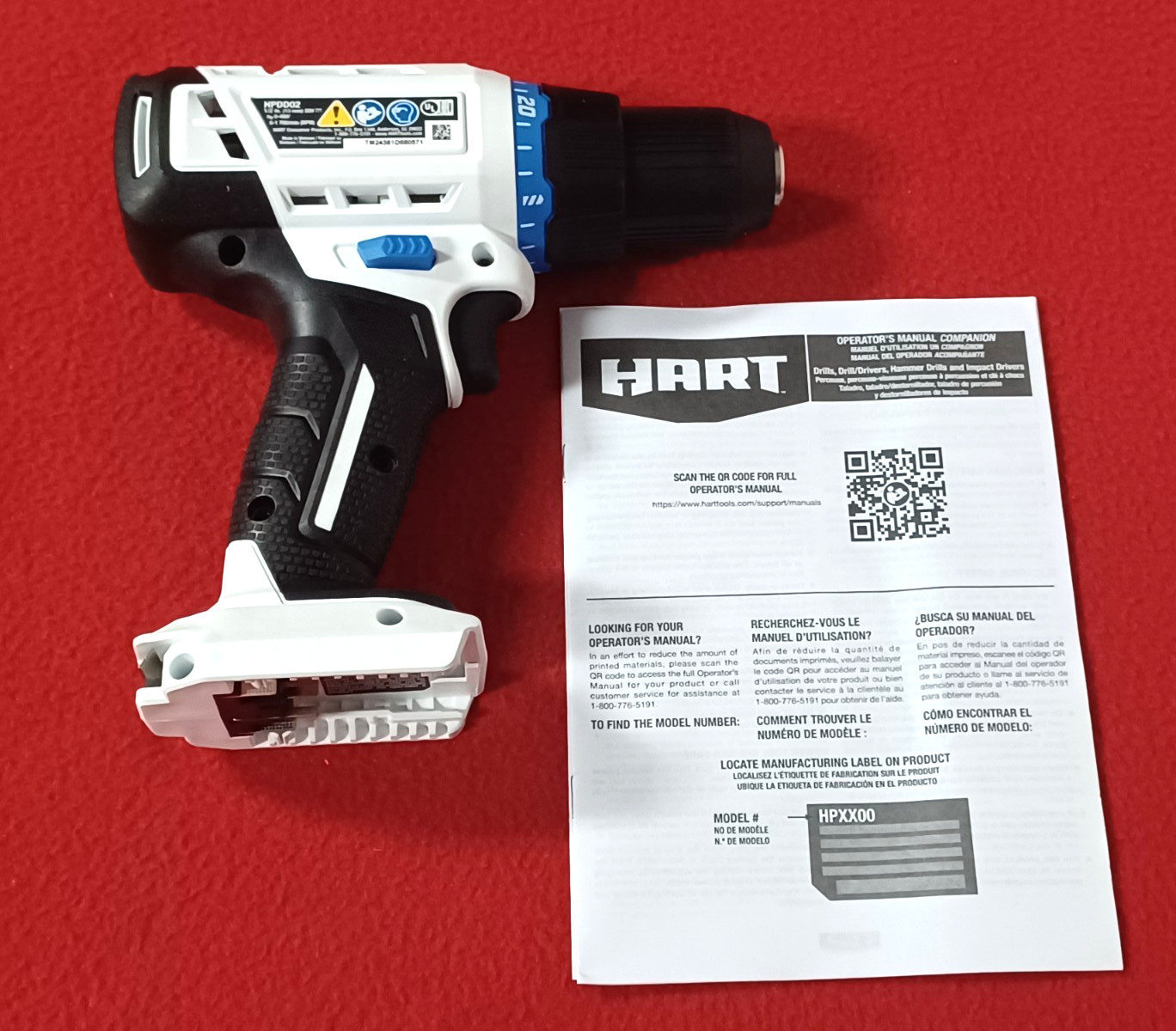 NEW Hart 20V HPDD02 1/2 in Drill/Driver (Tool Only Battery Not Included)