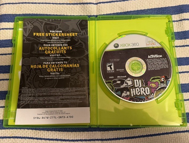 DJ Hero - Xbox 360 - Perfect Disc - Game and Case only