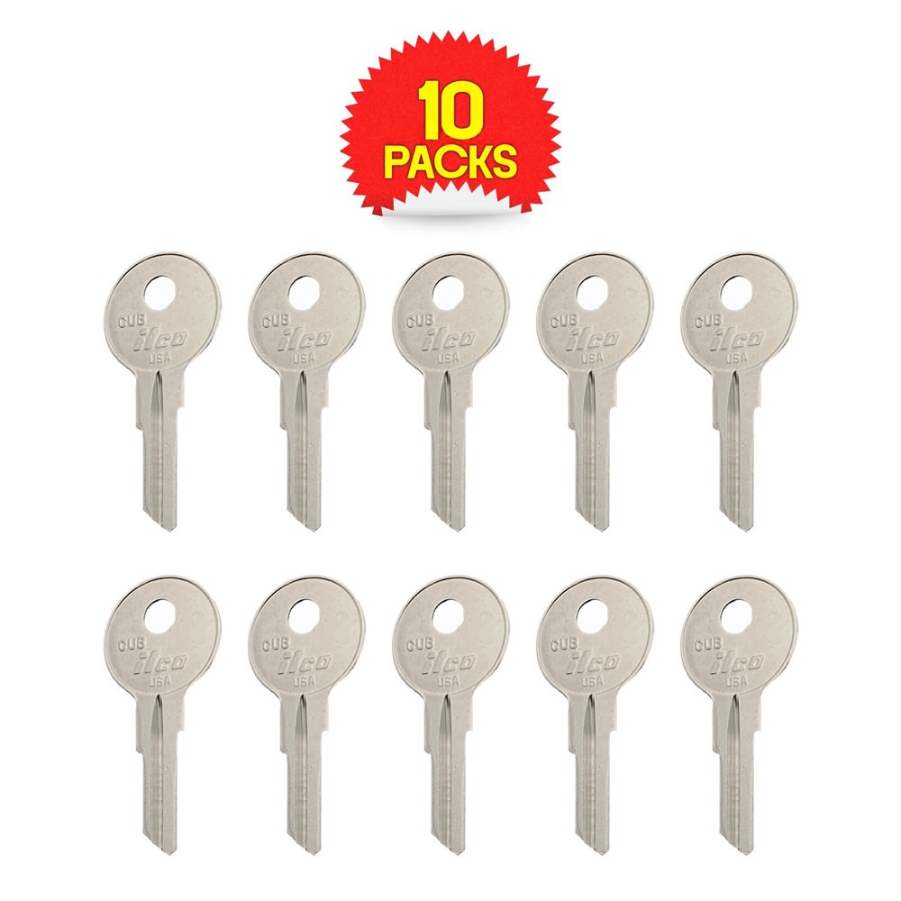 CU8 Key Blank Nickel