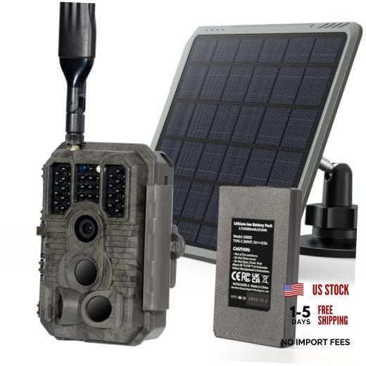 X60 Pro Max Cellular Trail Camera with SP350 Solar Panel | X60 Pro Max_SP350