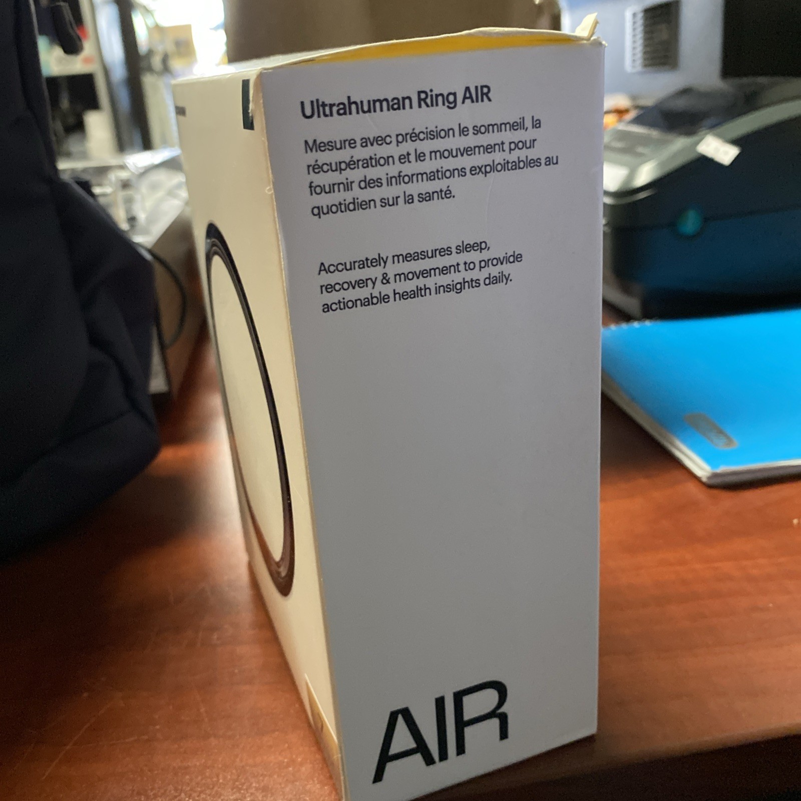 Ultrahuman AIR Smart Ring Bionic Gold Size 7 Condition - Good