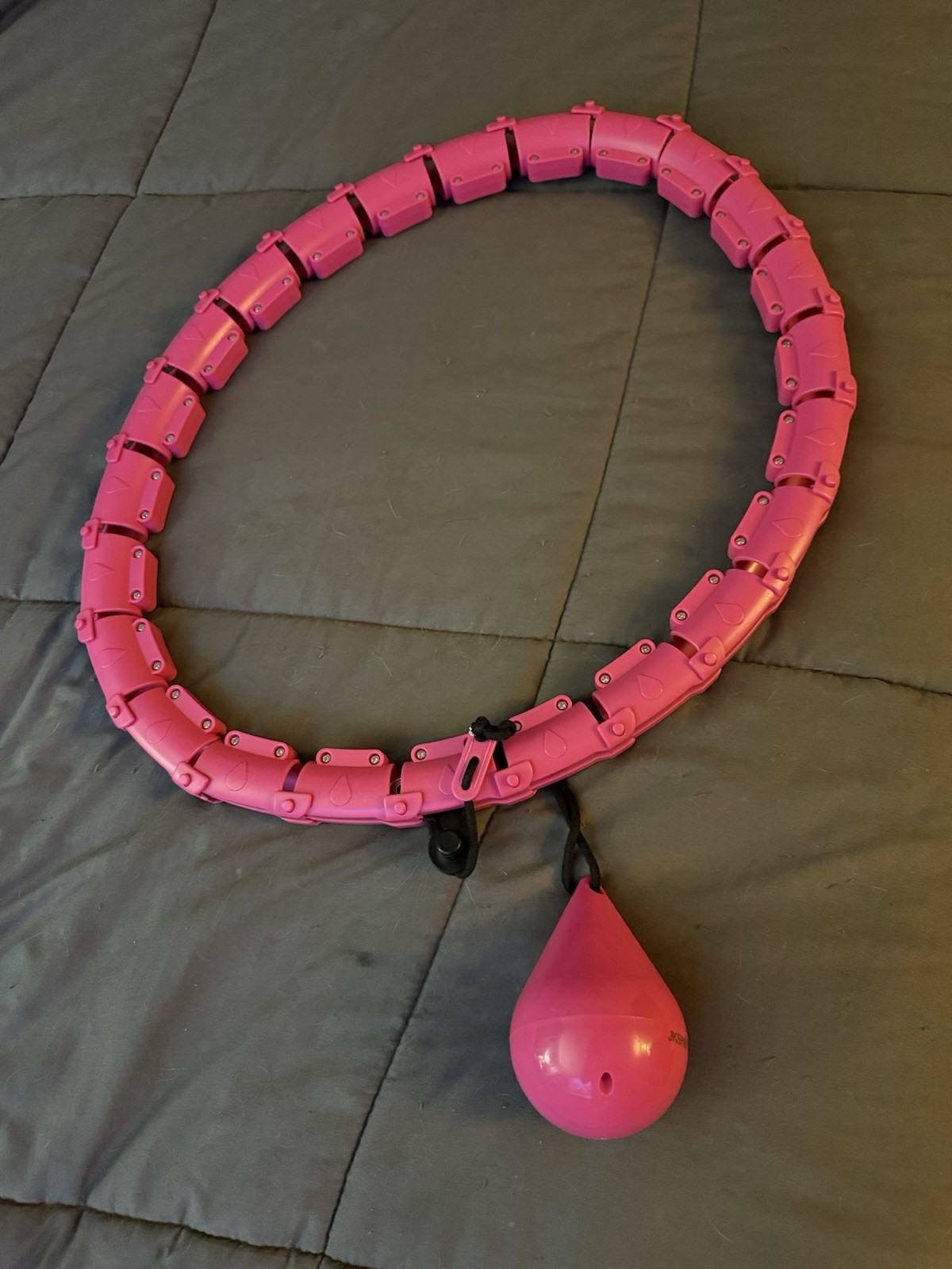 Weighted Infinity Exercise Hoop - 64in 30 Links Smart Hoop for Adult Weight Loss