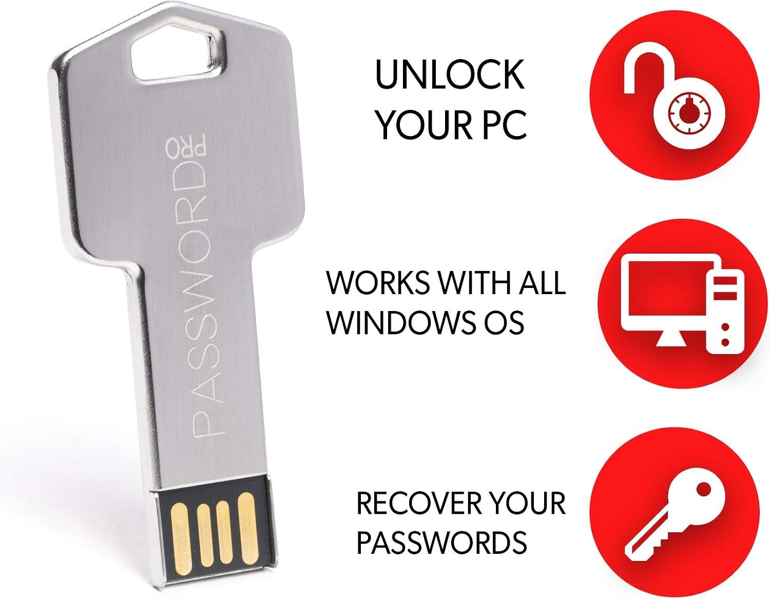 Password Reset Key Pro - USB 3.0 for Windows PCs\\