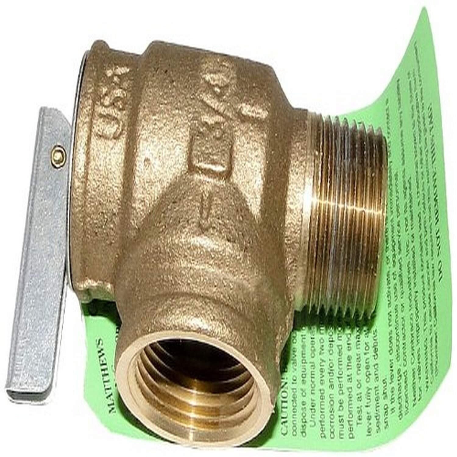 Zodiac R0040400 3/4-Inch NPT 75 PSI Cast Iron Bronze Pressure Relief Valve...