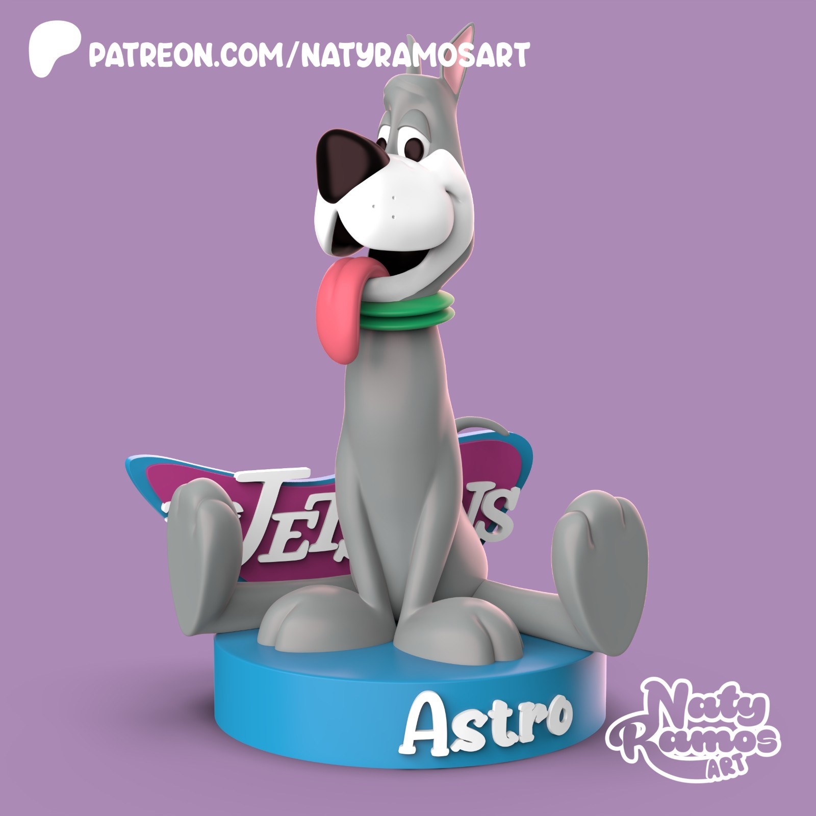UNPAINTED Astro Jetson Jetsons 3D Printed Model Kit NR