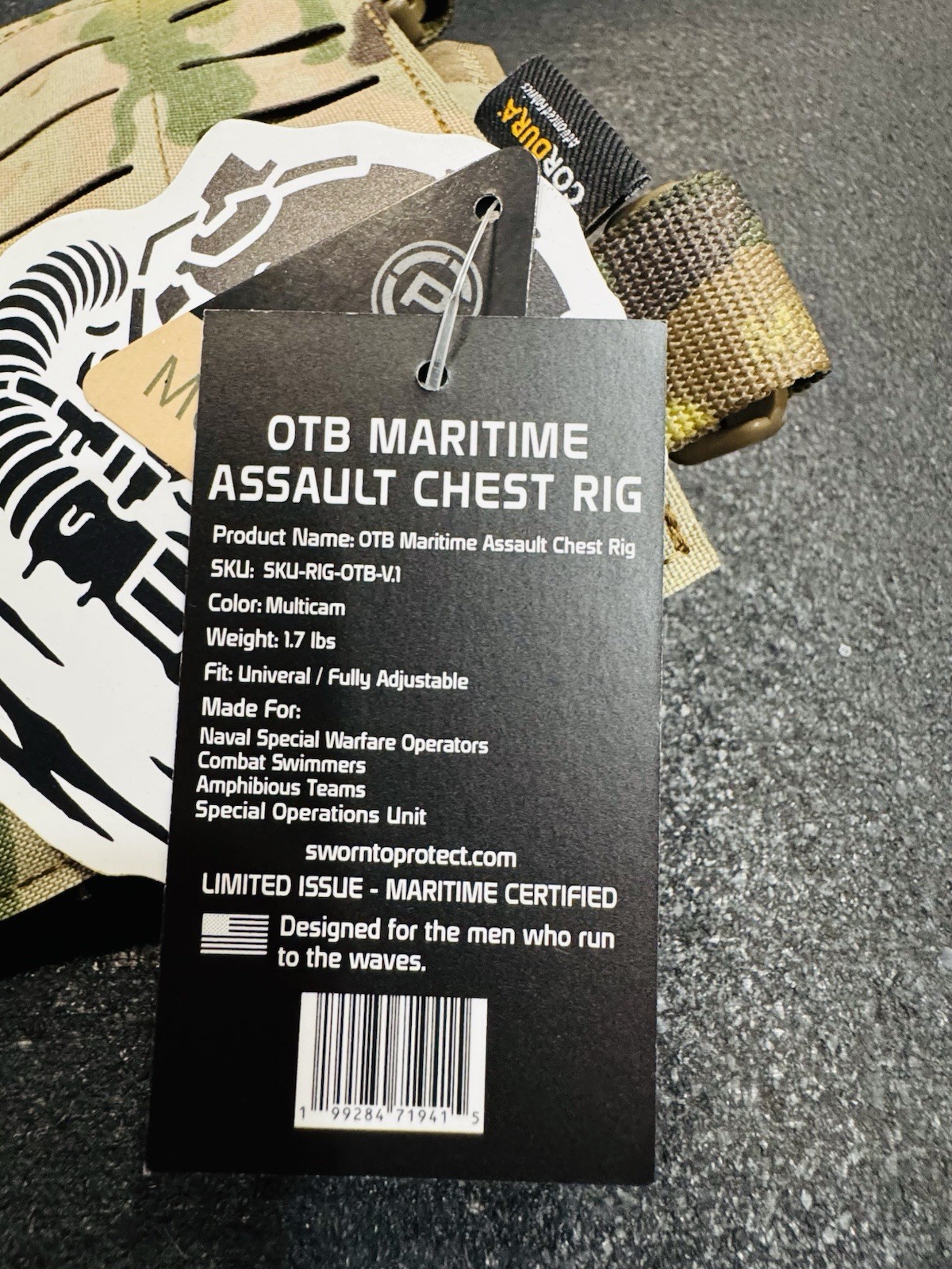 New Limited Drop STP Maritime Multicam Multipurpose Chest Rig NSW SEAL DEVGRU.