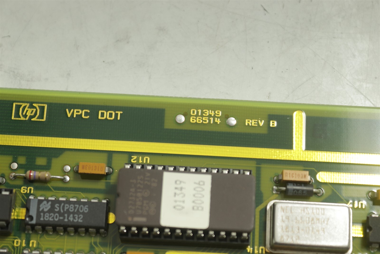 HP 8753B Network Analyzer Screen PCB VPC DOT 01349-66514 REV B