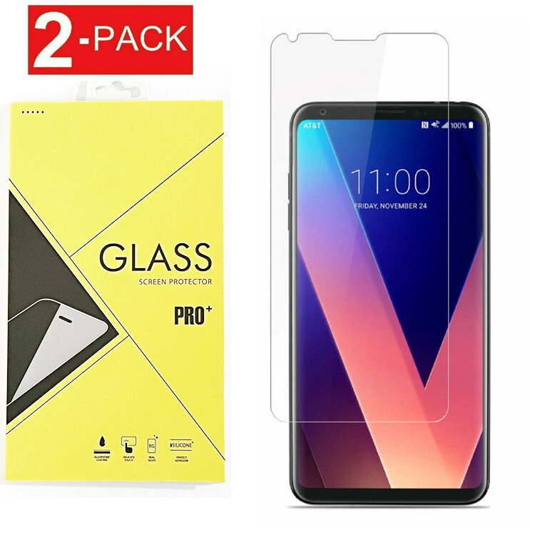 [2-Pack] Premium Tempered Glass Screen Protector For LG V30/V30+ Plus/V35 ThinQ