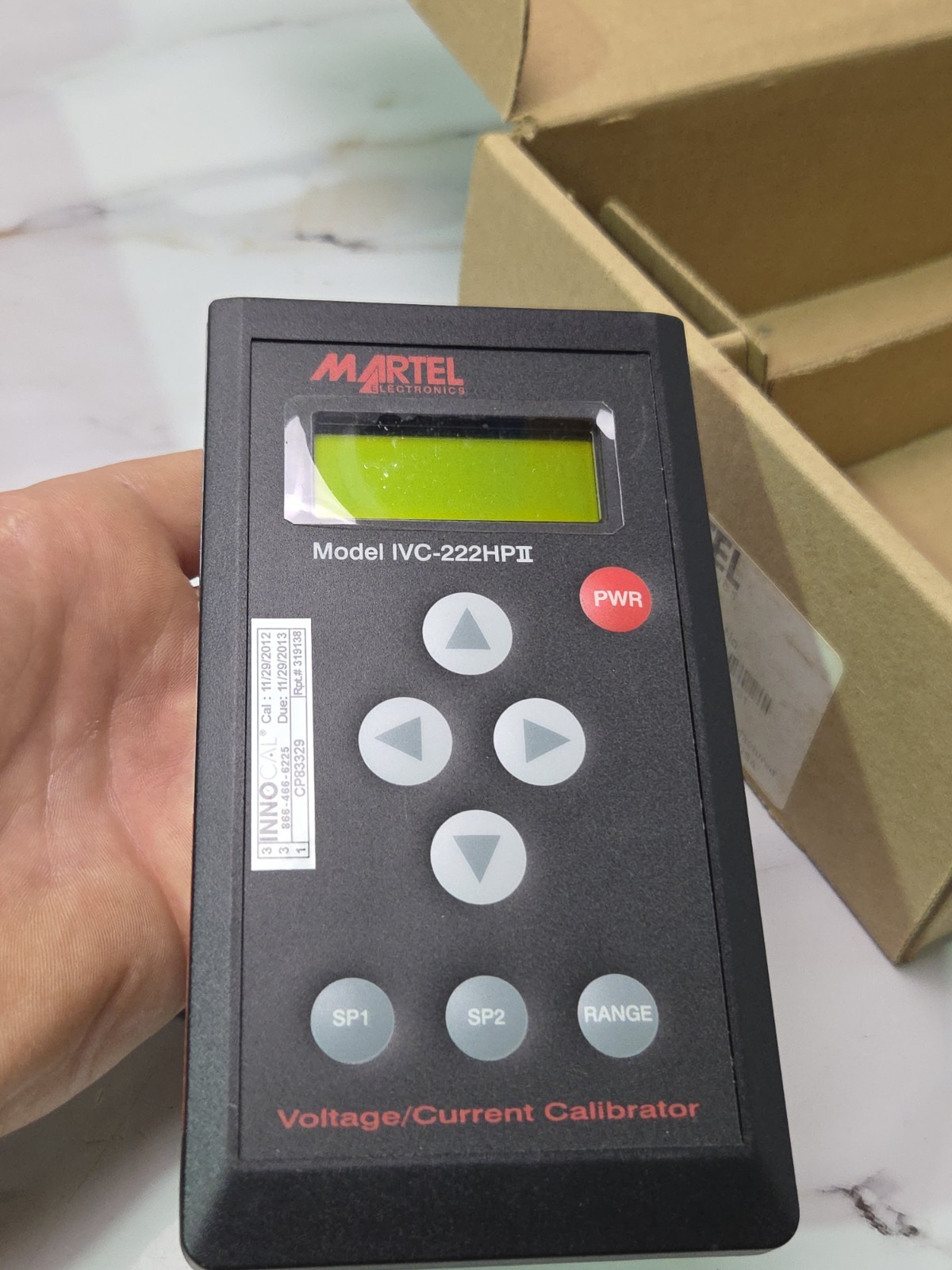 Martel Electronics IVC-222HPII Voltage Current Calibrator