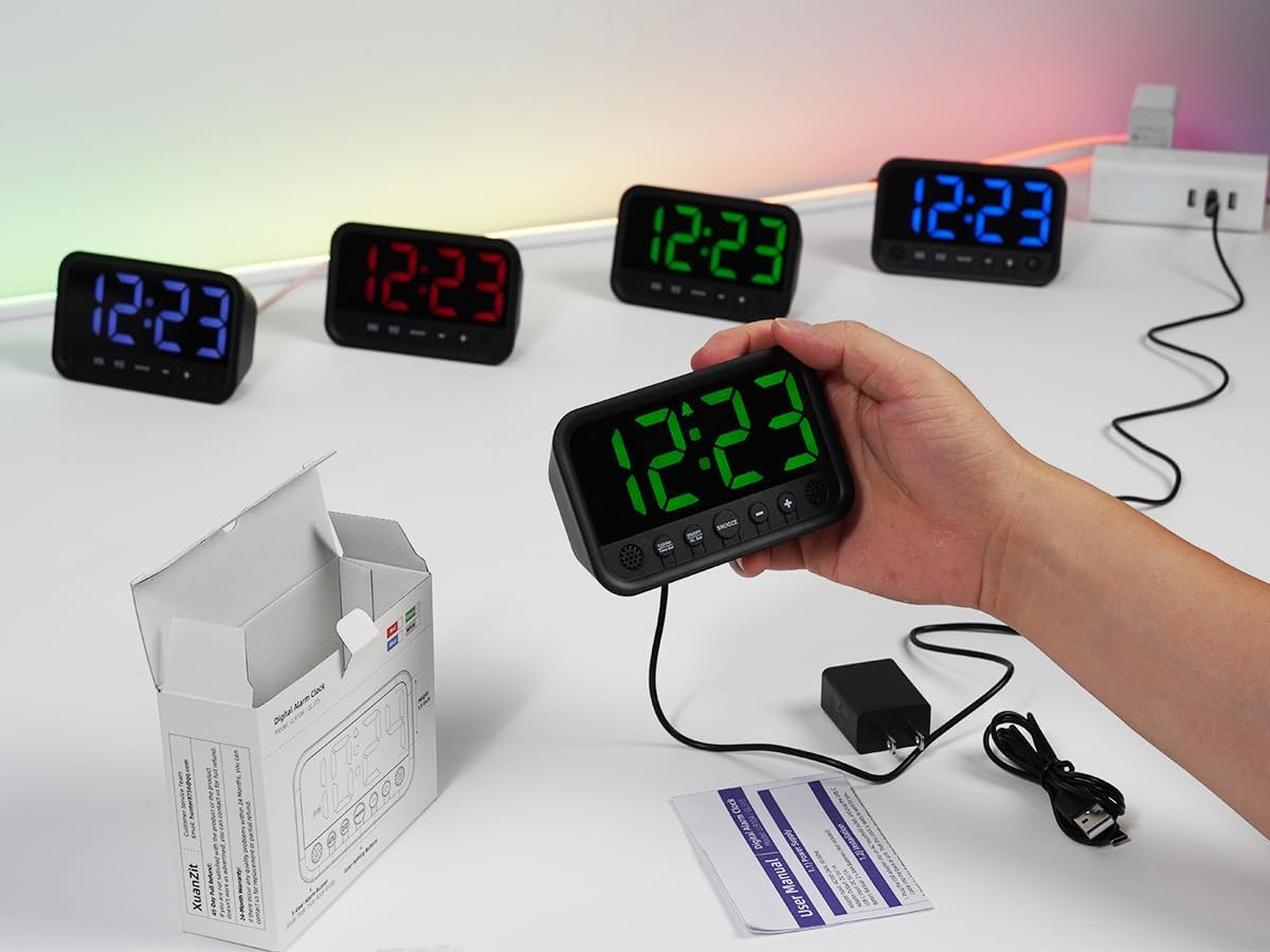 Super Extremely Extra Loud Alarm Clock for Very Heavy Sleeper Battery Backup NEW
