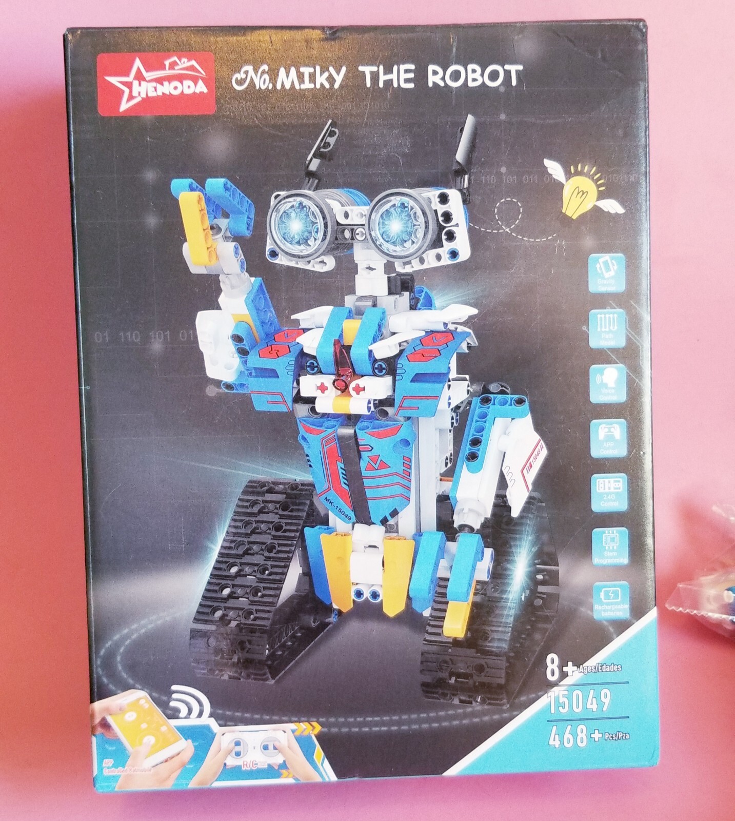 Henoda Miky The Robot Powered Module  8+ Years Old Stem Building Toy Open Box
