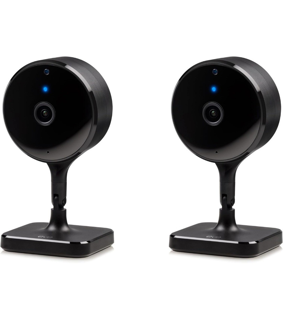 Cam (2 Pack Apple Home) Smart Indoor Camera 1080p Resolution Wi-Fi 100% Privacy