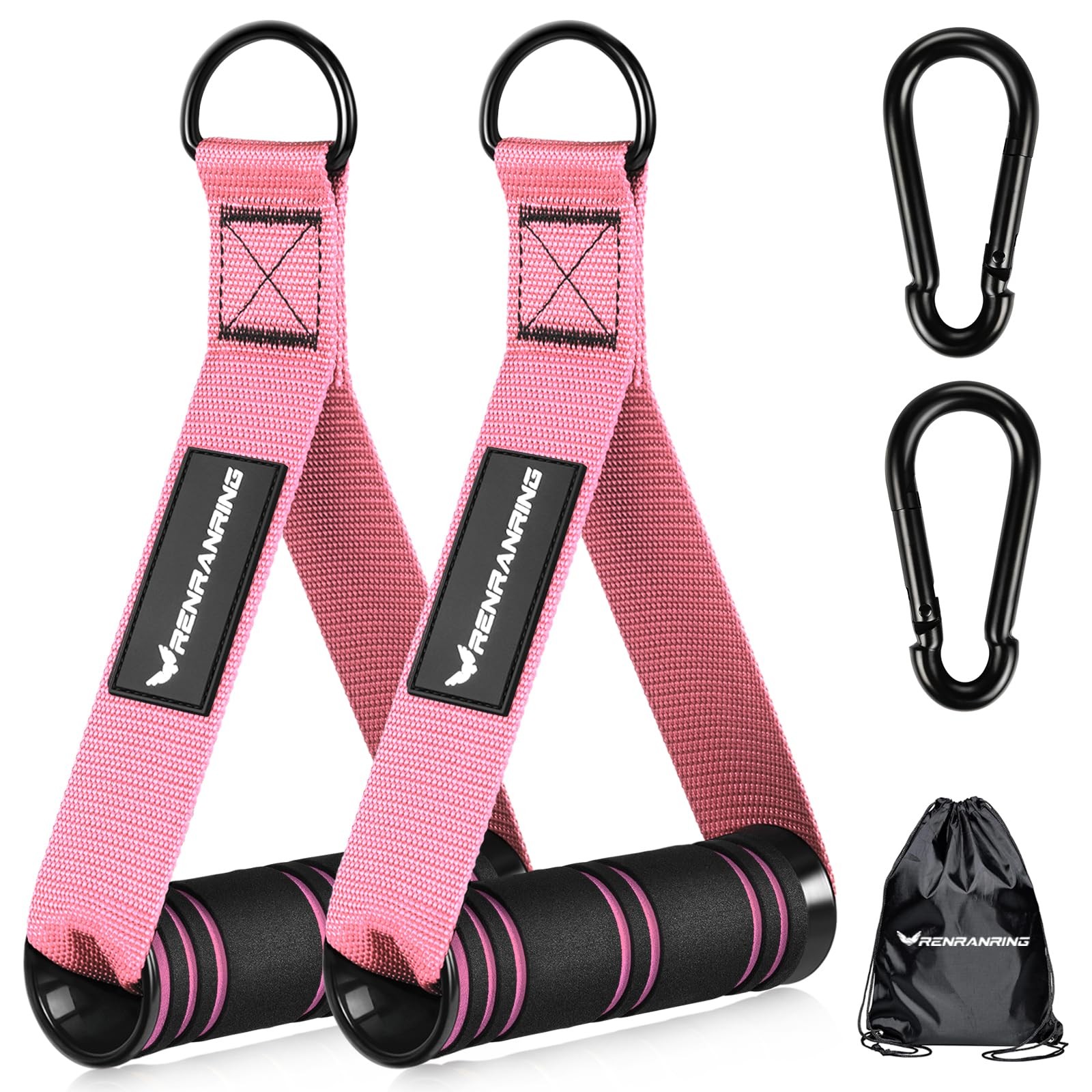 Gym Cable Handles Replacement Attachment Workout Grip Set