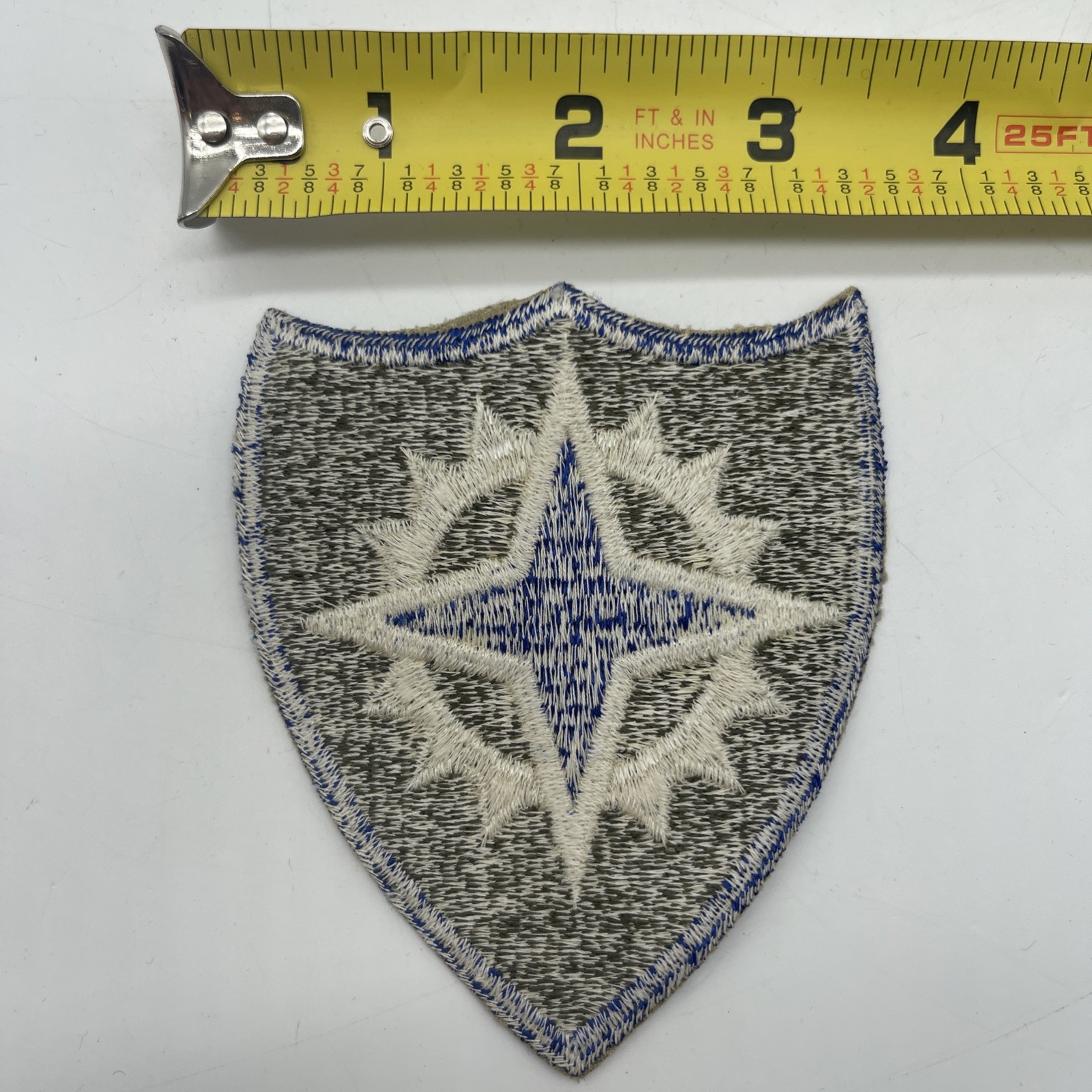 U.S. Military Army 16th Corps Shoulder Sleeve Patch Shield Blue Green ~3.5x4”