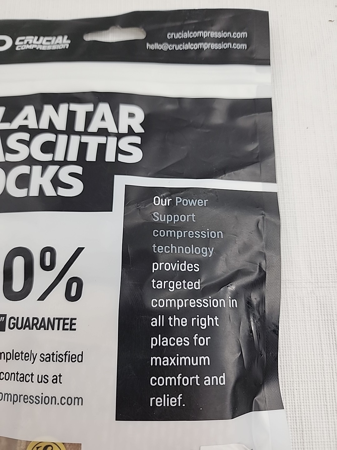 Plantar Fasciitis Socks S/M Crucial Compression