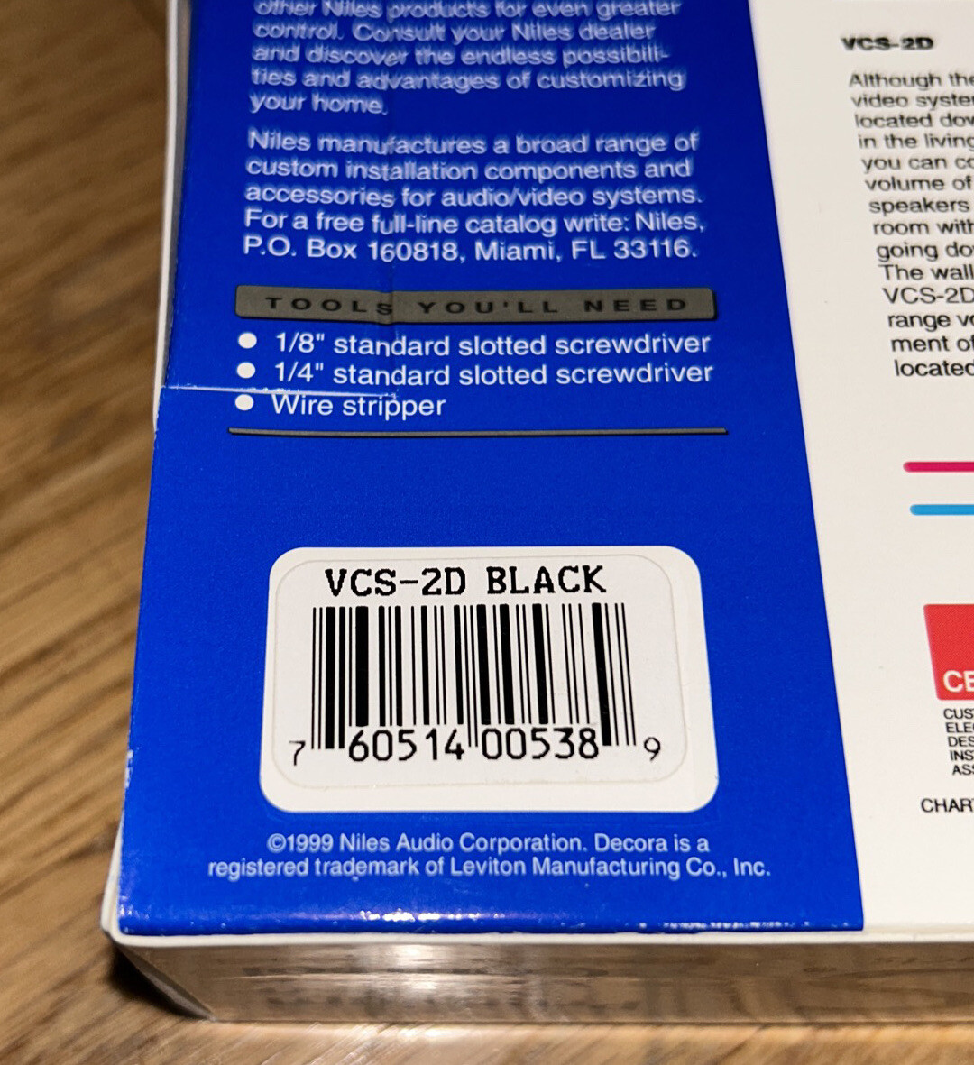 New in Box - NILES VCS-2D PREMIUM STEREO VOLUME CONTROL - Black