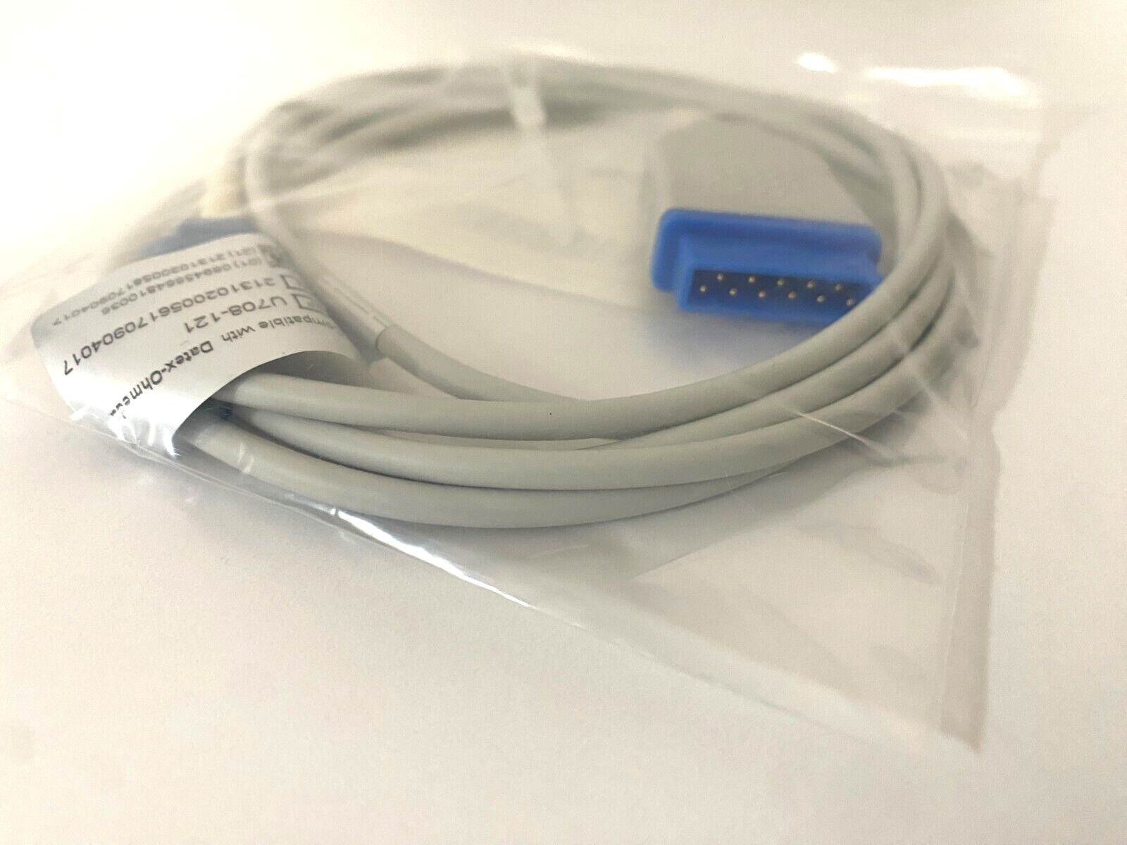 GE OxyTip SpO2 Adapter Cable E708-1210 OEM NEW