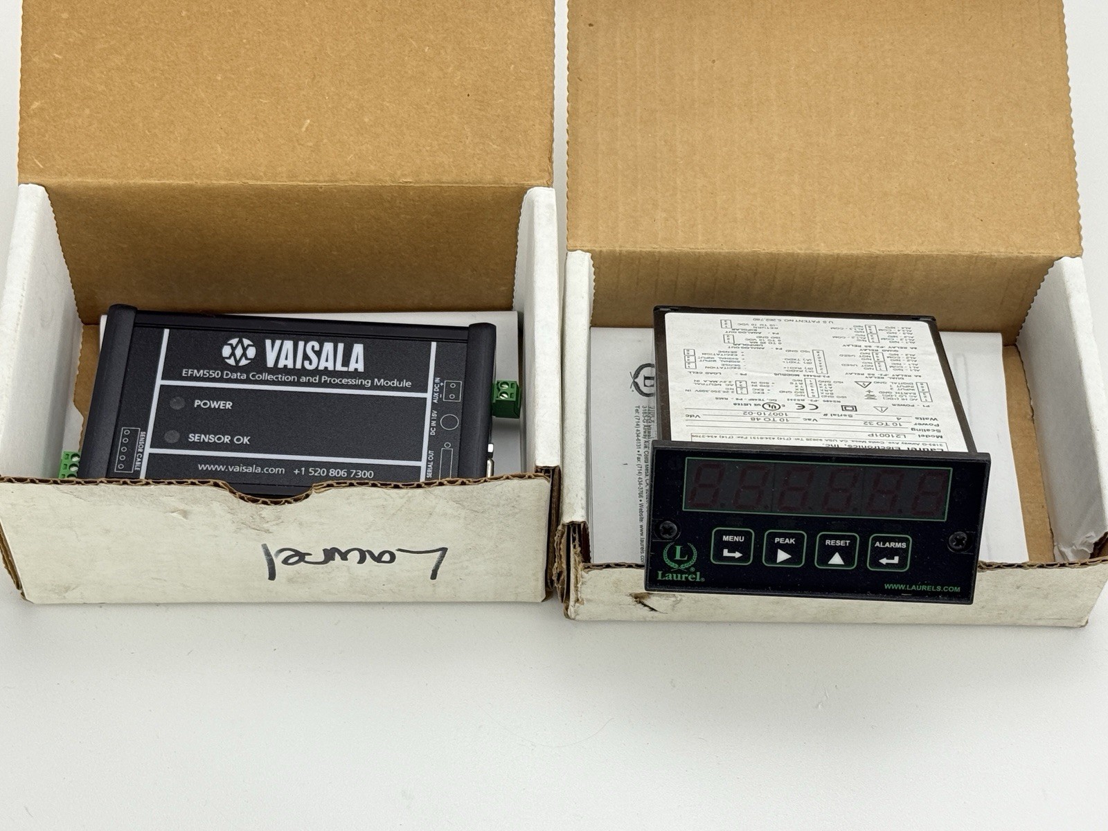New Laurel L21001P Laureate DPM Digital Panel Process Module w/ Vaisala EFM550