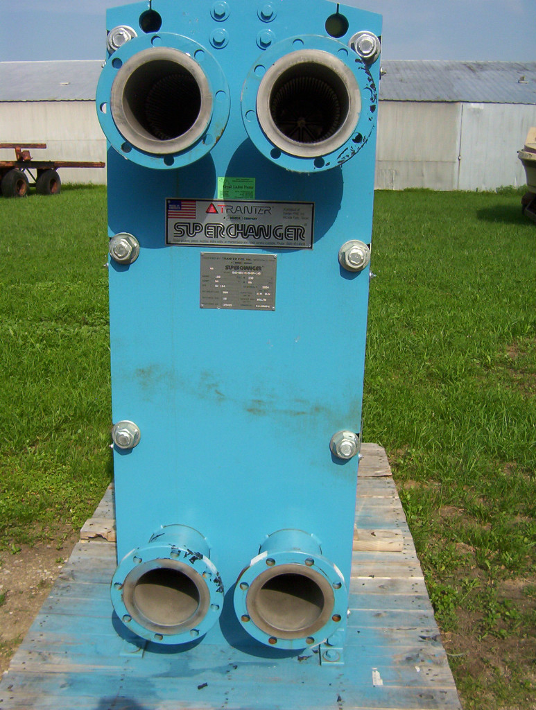 TRANTER  SUPERCHANGER  PLATE  HEAT EXCHANGER 846 SQ'. GXD-O51--H-5-NP-145  NEW