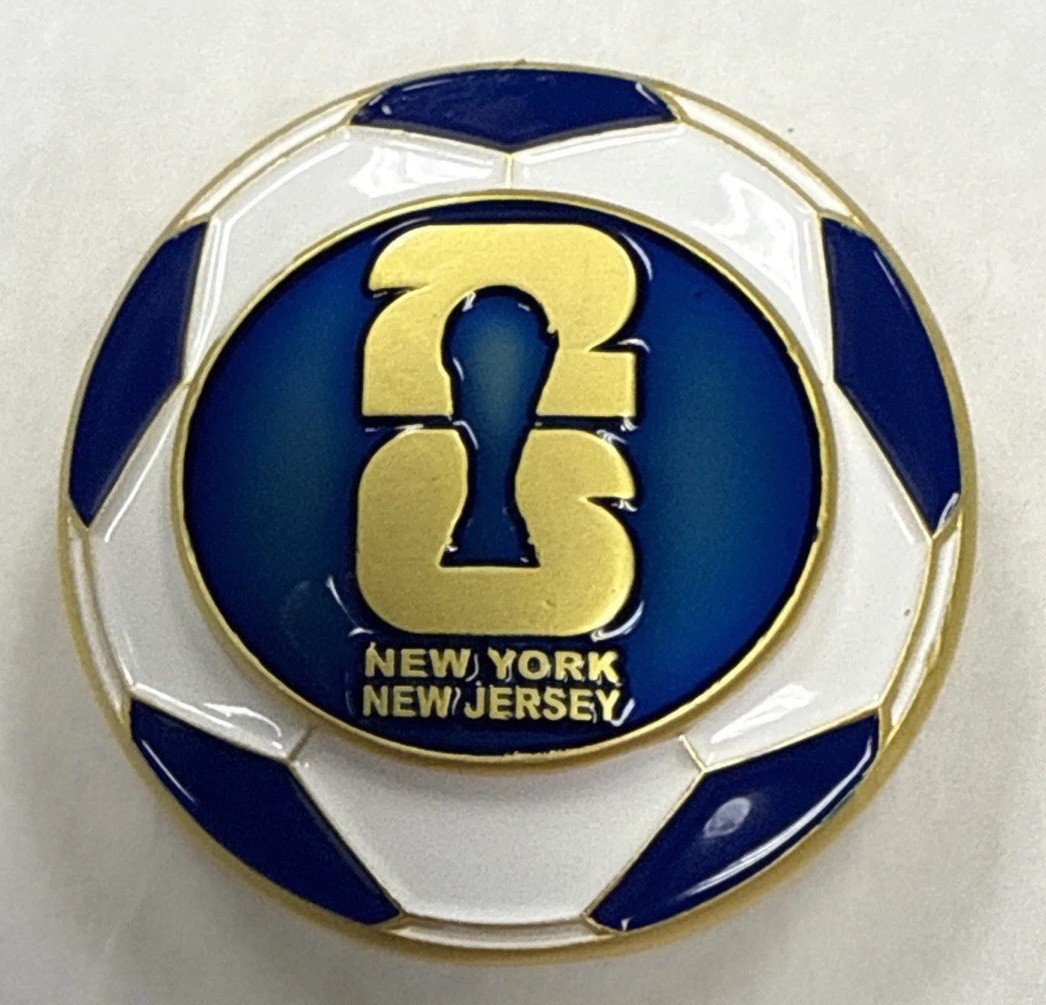 FBI New Jersey / New York FIFA World Cup Championship Small Challenge Coin