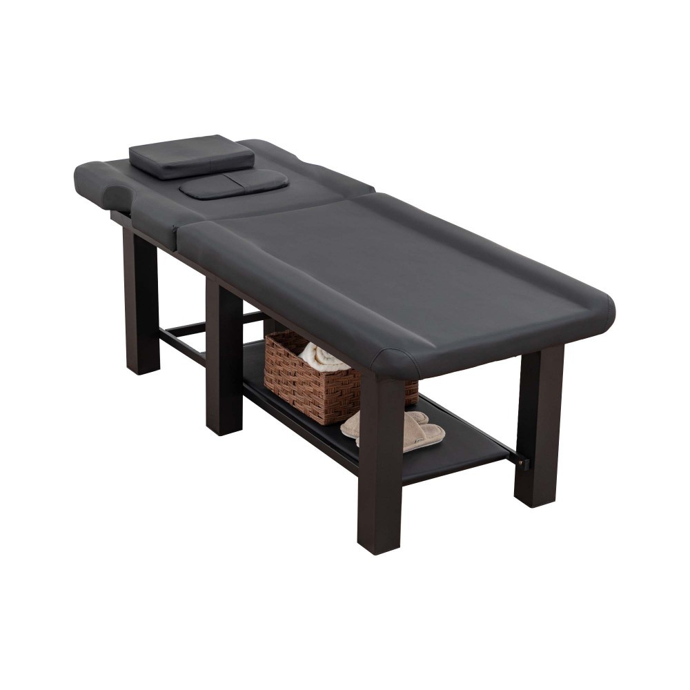 Professional Massage Table Adjustable Backrest Heavy Duty Waterproof PU Leather